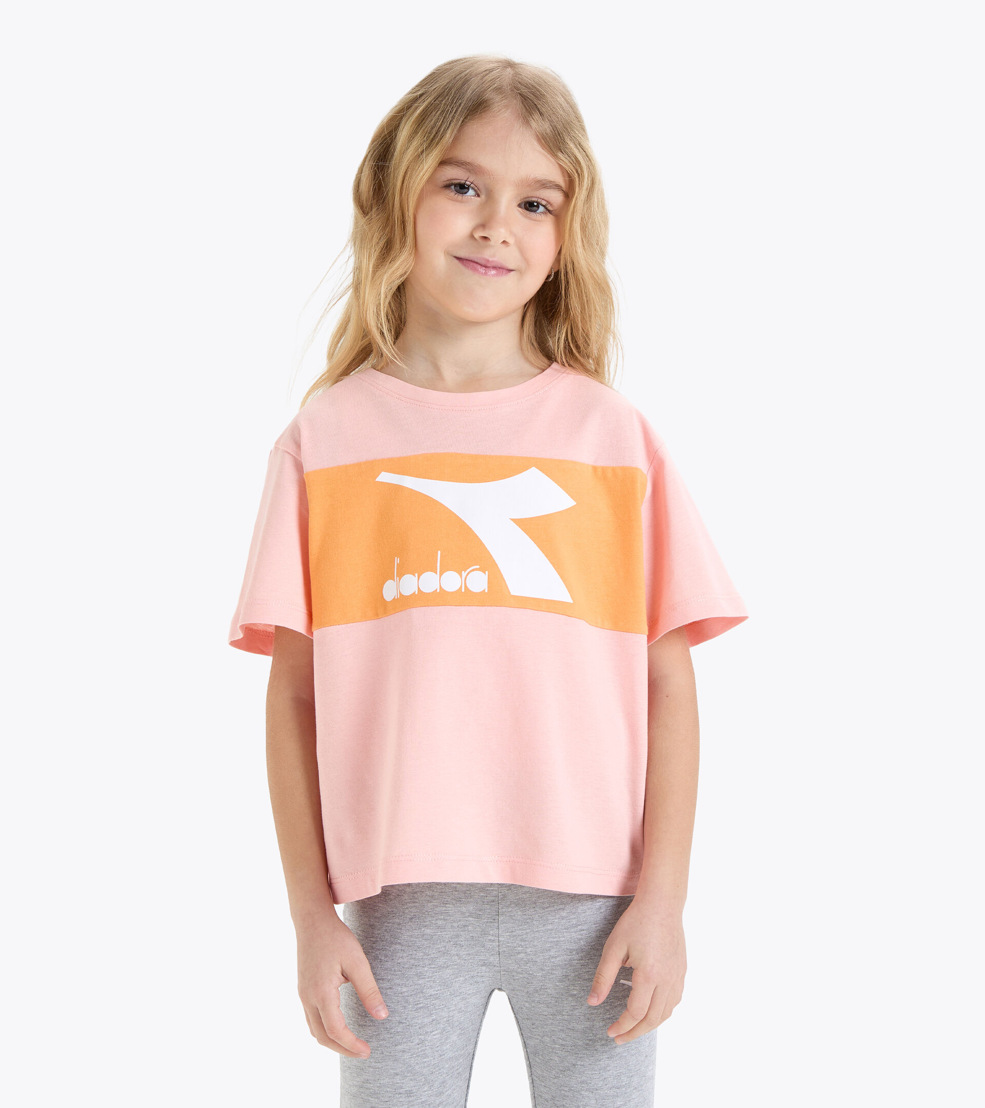 Camiseta - Niña JG.T-SHIRT SS BOUNCE MELOCOTONES MELBA - Diadora