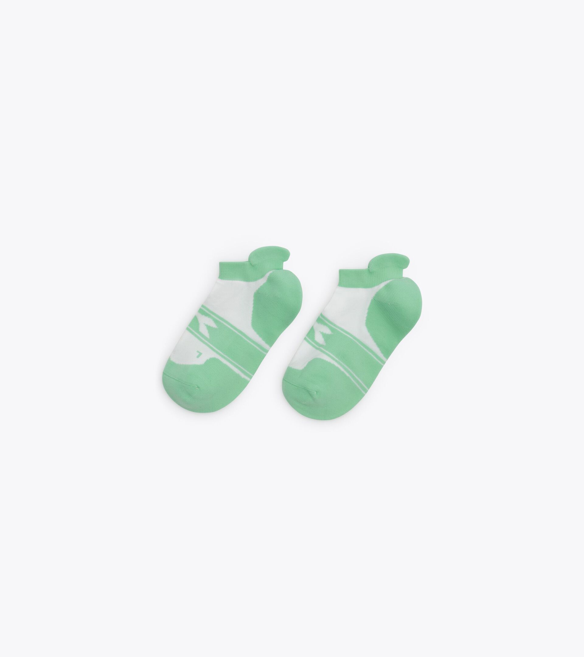 Tennis Socks - Women&rsquo;s L. SOCKS OPTICAL WHITE/BAY GREEN - Diadora