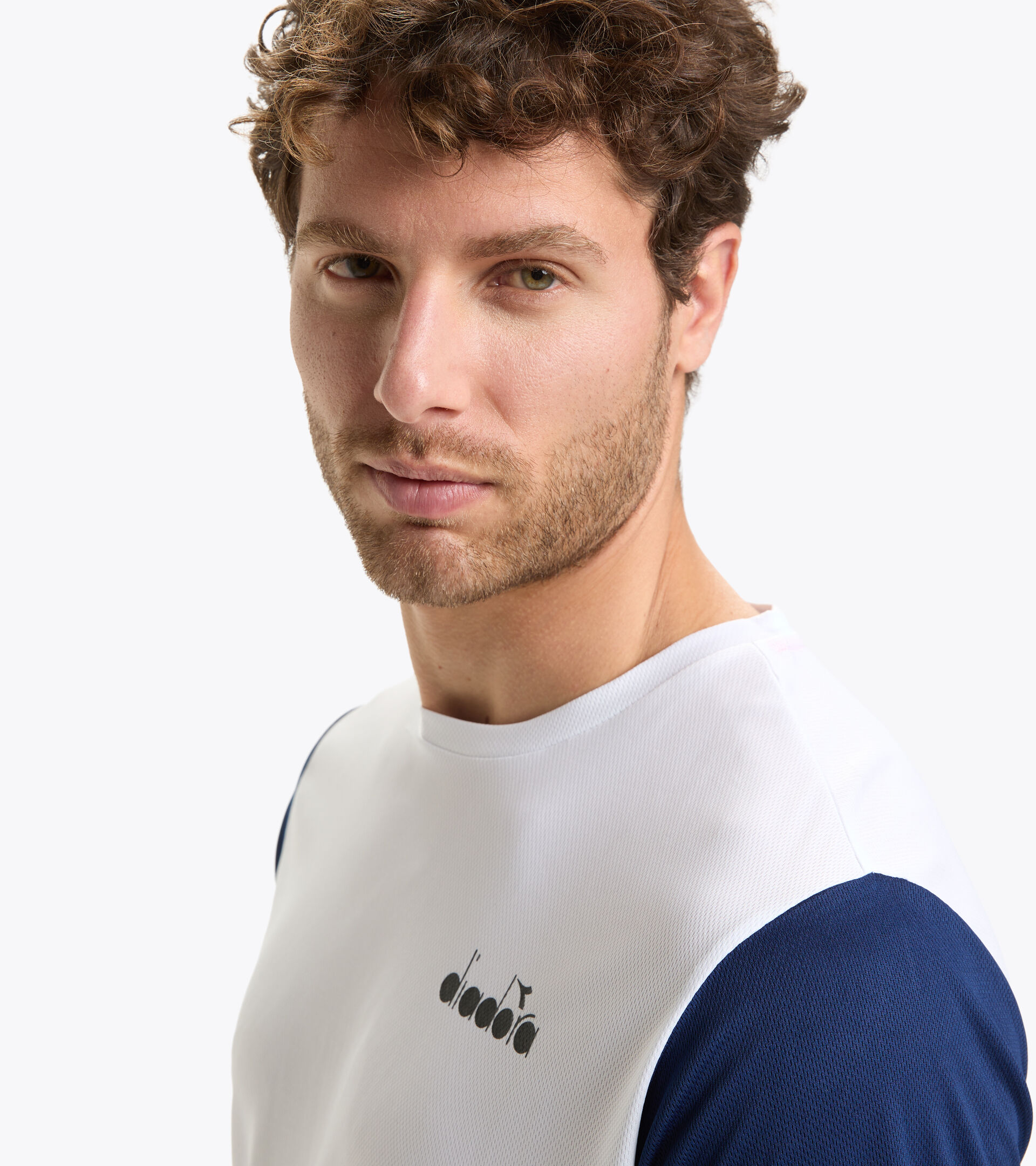 Short-sleeved tennis T-shirt - Men SS CORE T-SHIRT T OPTICAL WHITE - Diadora