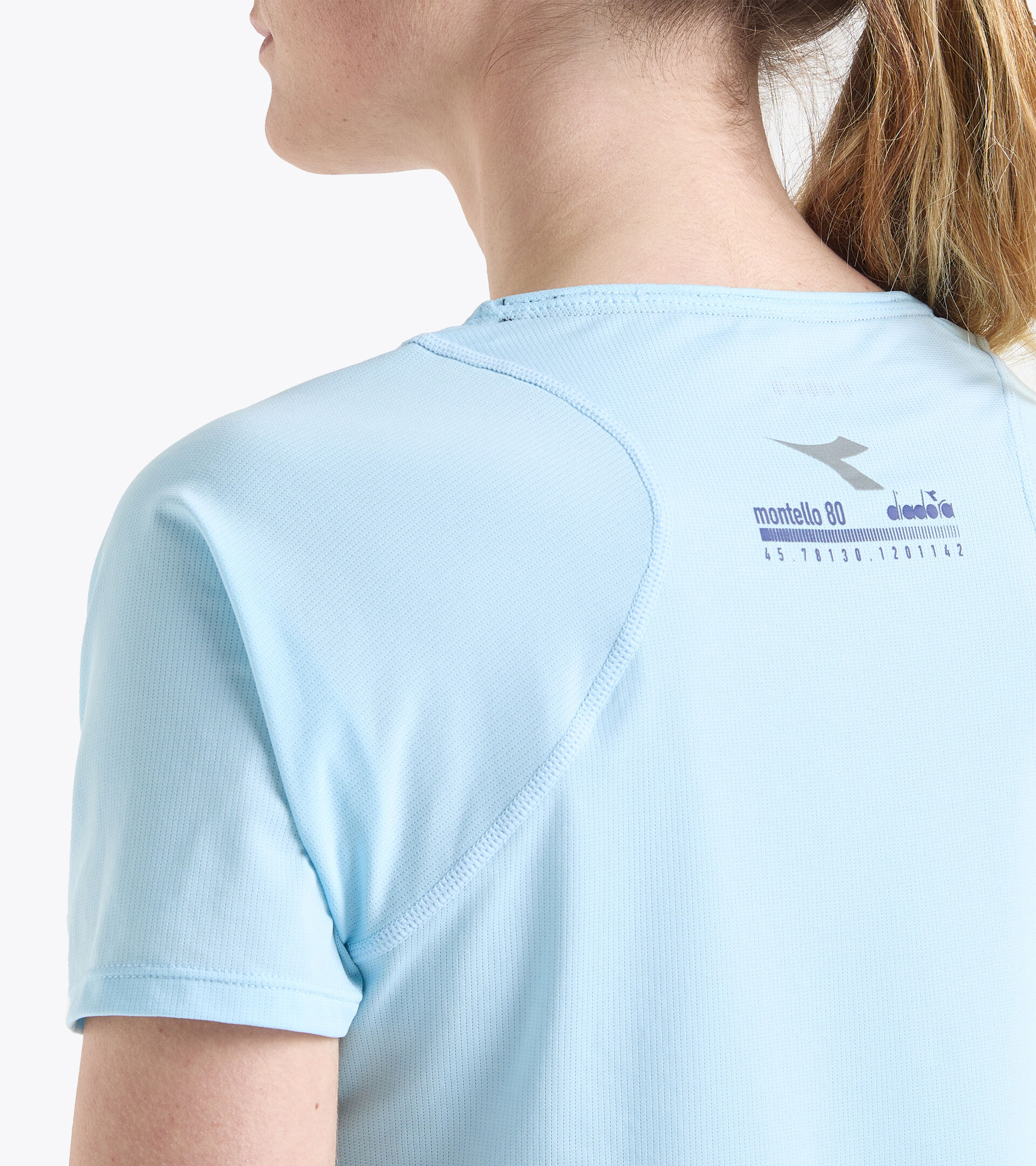 Running t-shirt - Women  L. SUPER LIGHT SS T-SHIRT BE ONE BRIGHT BABY BLUE - Diadora