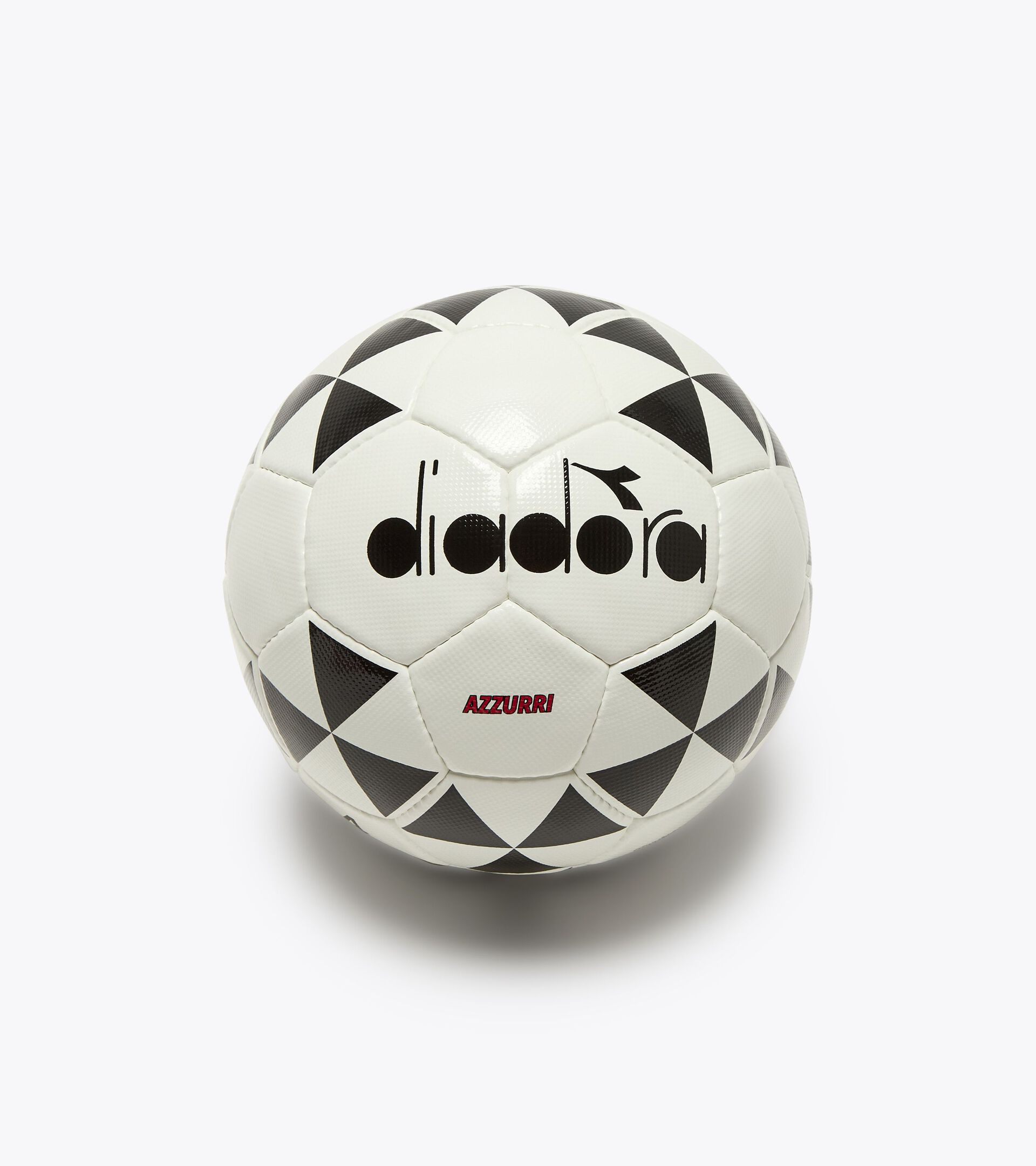 Soccer ball - size 4 AZZURRI 4 OPTICAL WHITE/BLACK - Diadora