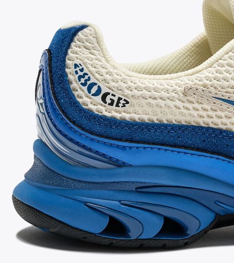 2000s-inspired Sportswear Sneakers - All-gender MYTHOS PROPULSION 280 SHADE PAPYRUS/SNORKEL BLUE - Diadora