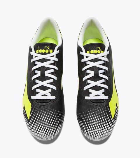 Fu&szlig;ballschuh f&uuml;r kompakte B&ouml;den - Herren PICHICHI 8 MG14 SCHWARZ/FLUO GELB DD - Diadora