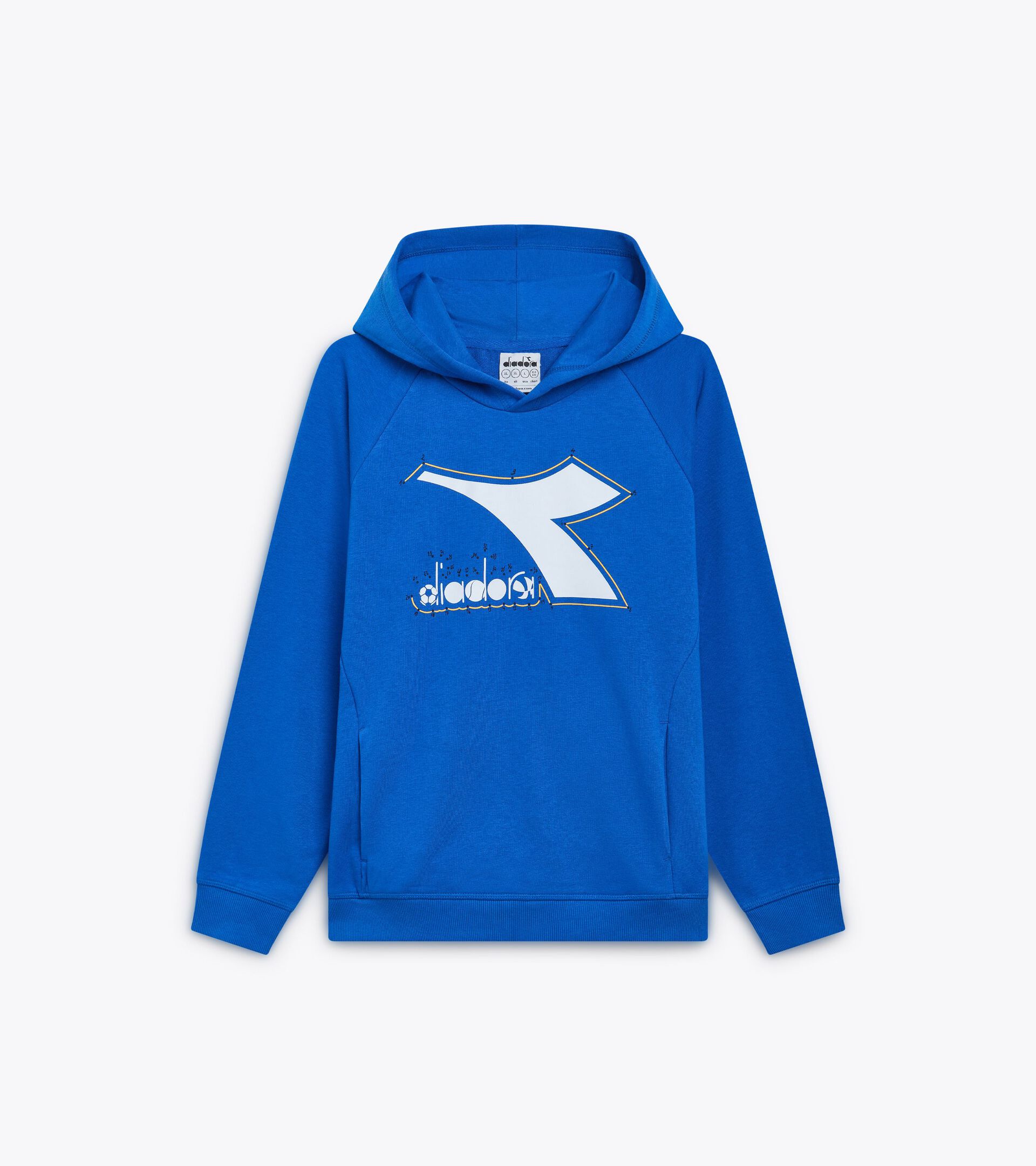 Sweatshirt mit Kapuze - Jungen
 JB. HOODIE RIDDLE PRINZESSIN BLAU - Diadora