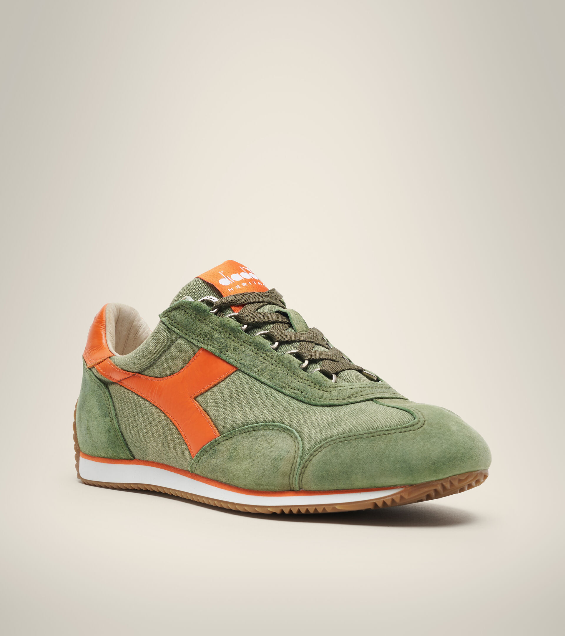 Heritage shoe - Unisex EQUIPE H CANVAS STONE WASH GREEN LODEN - Diadora