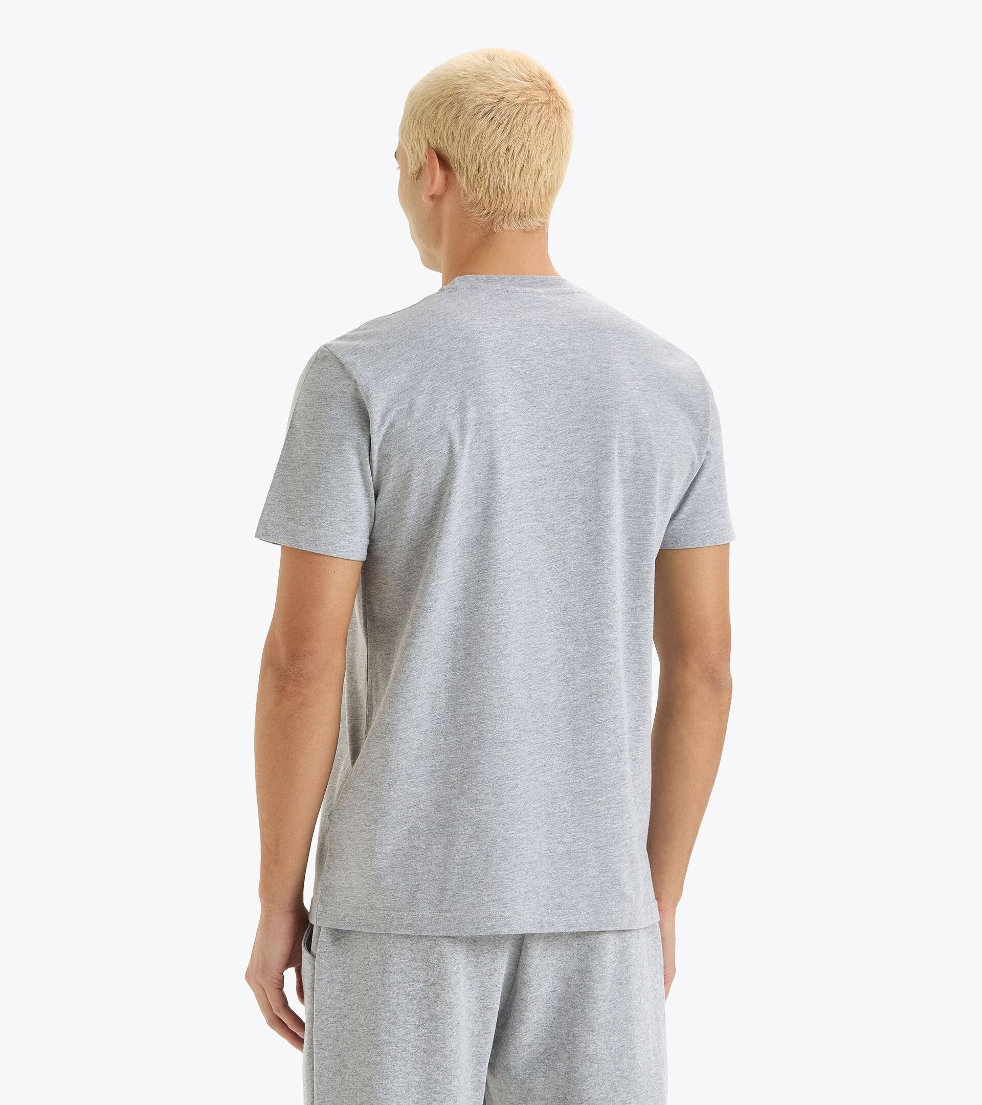 T-Shirt – Made in Italy - Gender Neutral  T-SHIRT SS LOGO HOCHHAUS MELANGE - Diadora