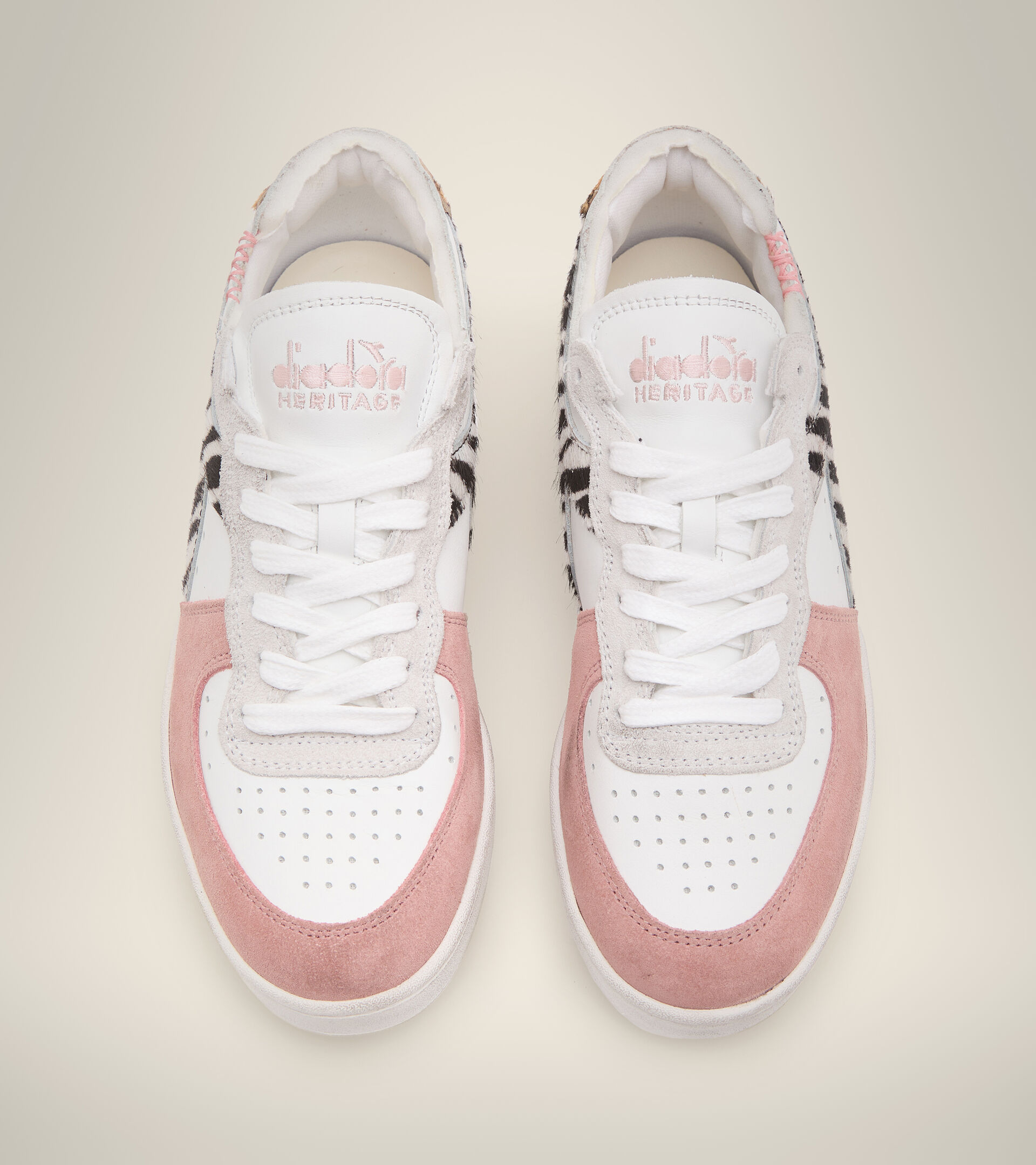 Heritage shoe - Women MI BASKET ROW CUT SAVANNAH WN WHITE - Diadora