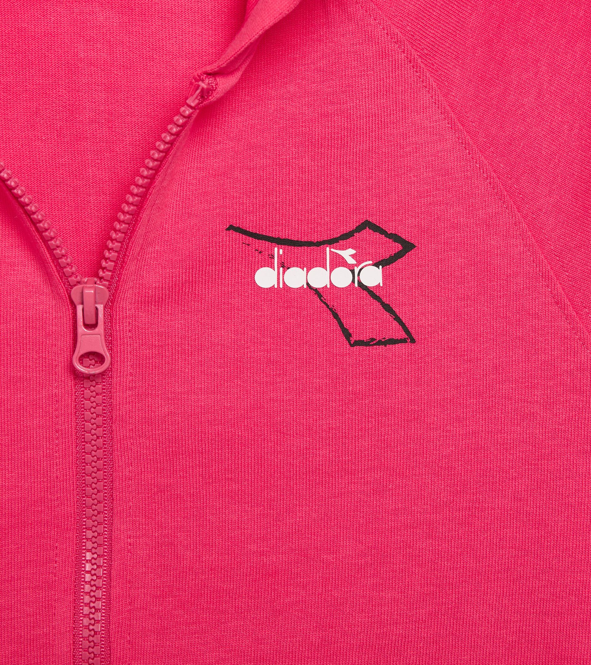 Sports tracksuit - All-gender JU. TRACKSUIT  HD FZ ESS. SPORTS  (HJ) TOMATO - Diadora