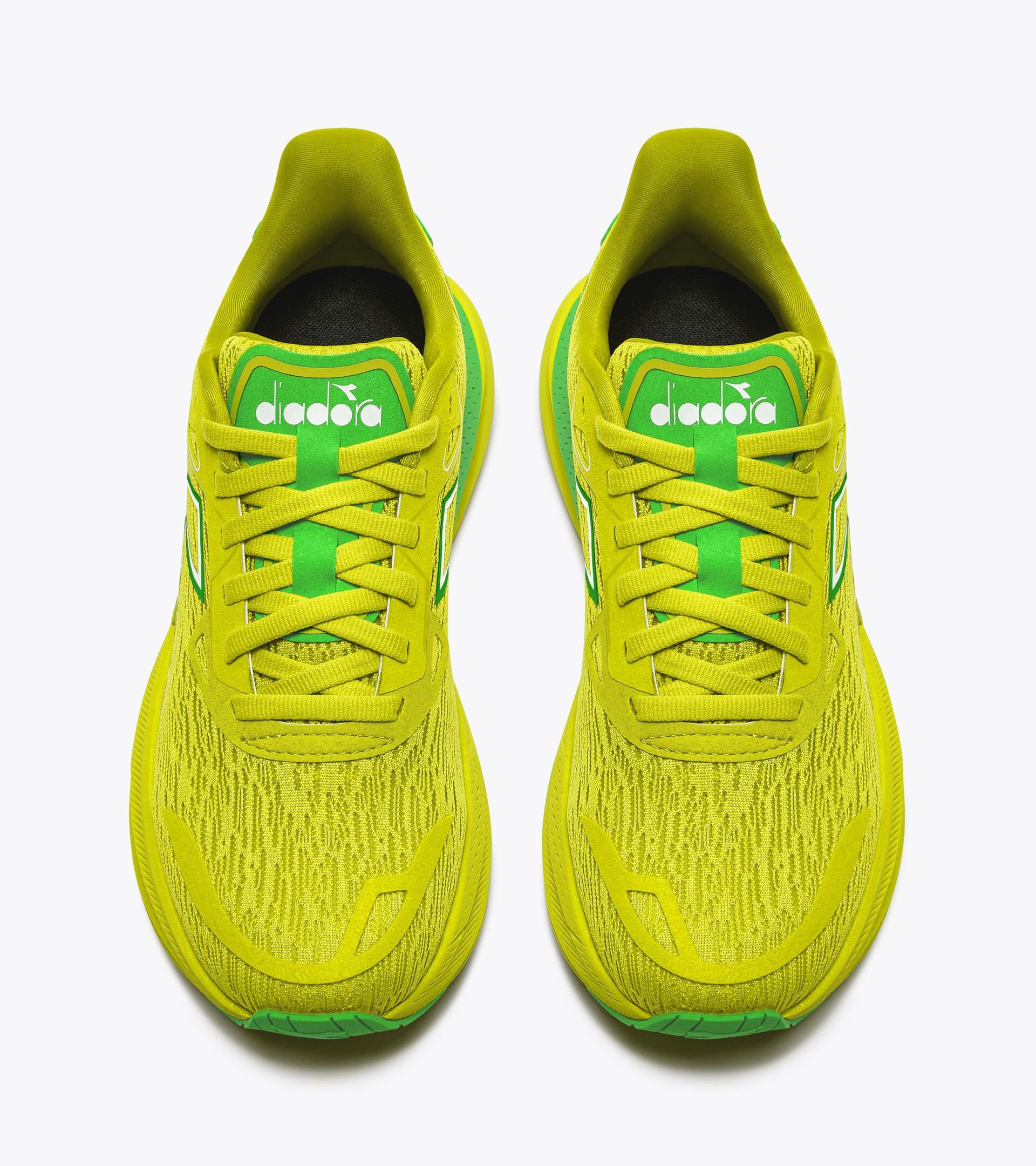 Running shoe - Comfort and stability - Men's NUCLEO 2 SULPHUR SPRING/GREEN FLASH - Diadora