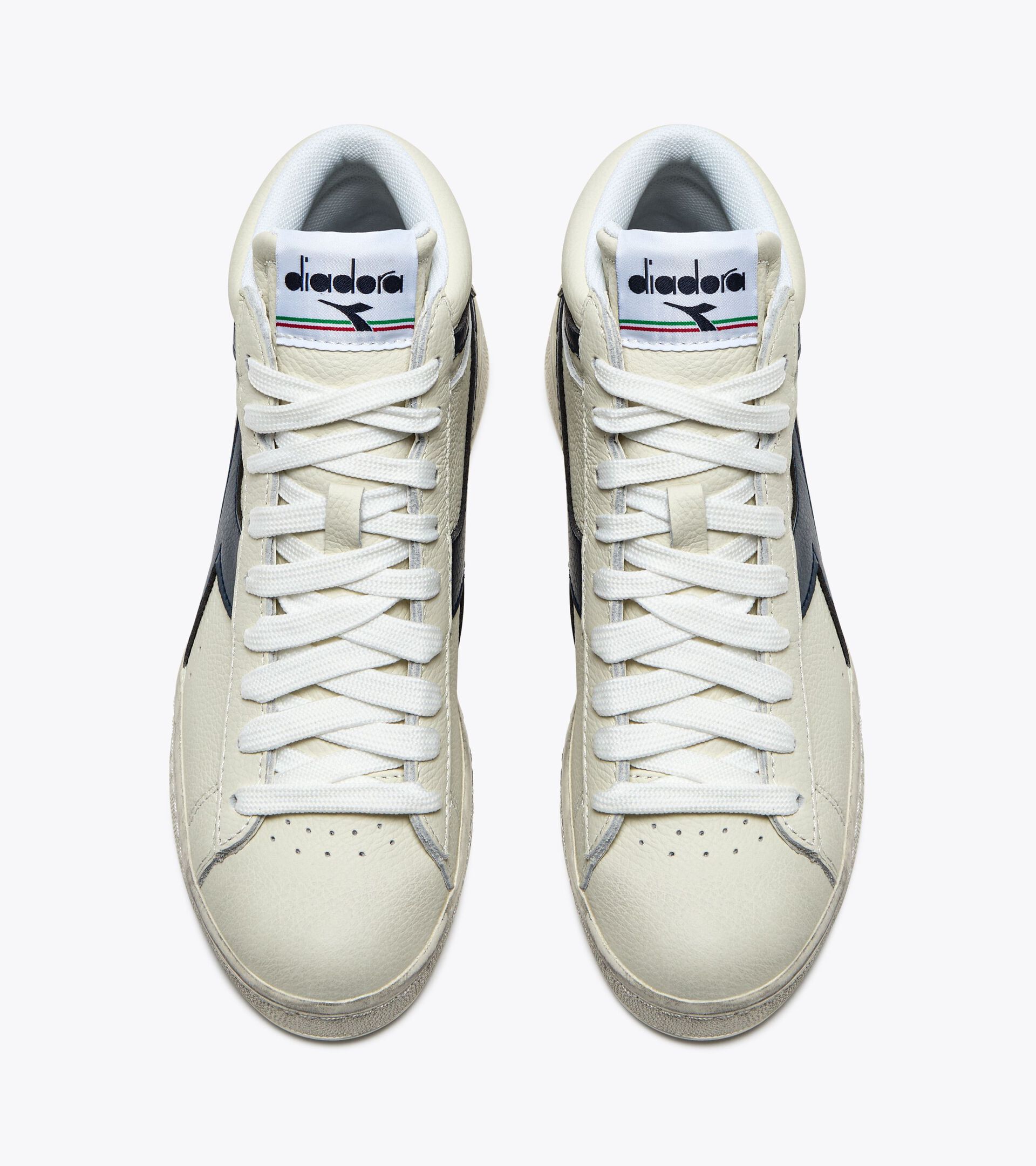 Zapatilla deportiva - Para todos los géneros GAME L HIGH WAXED BLANCO/UNIFORME AZUL - Diadora