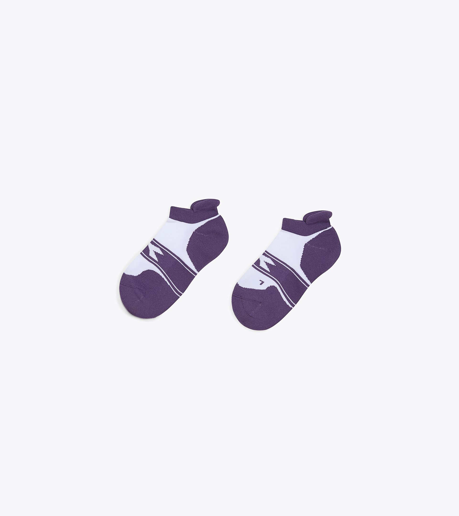 Tennis Socks - Women&rsquo;s
 L. SOCKS OPTIAL WHITE/VIOLET GRAPE COMPOTE - Diadora