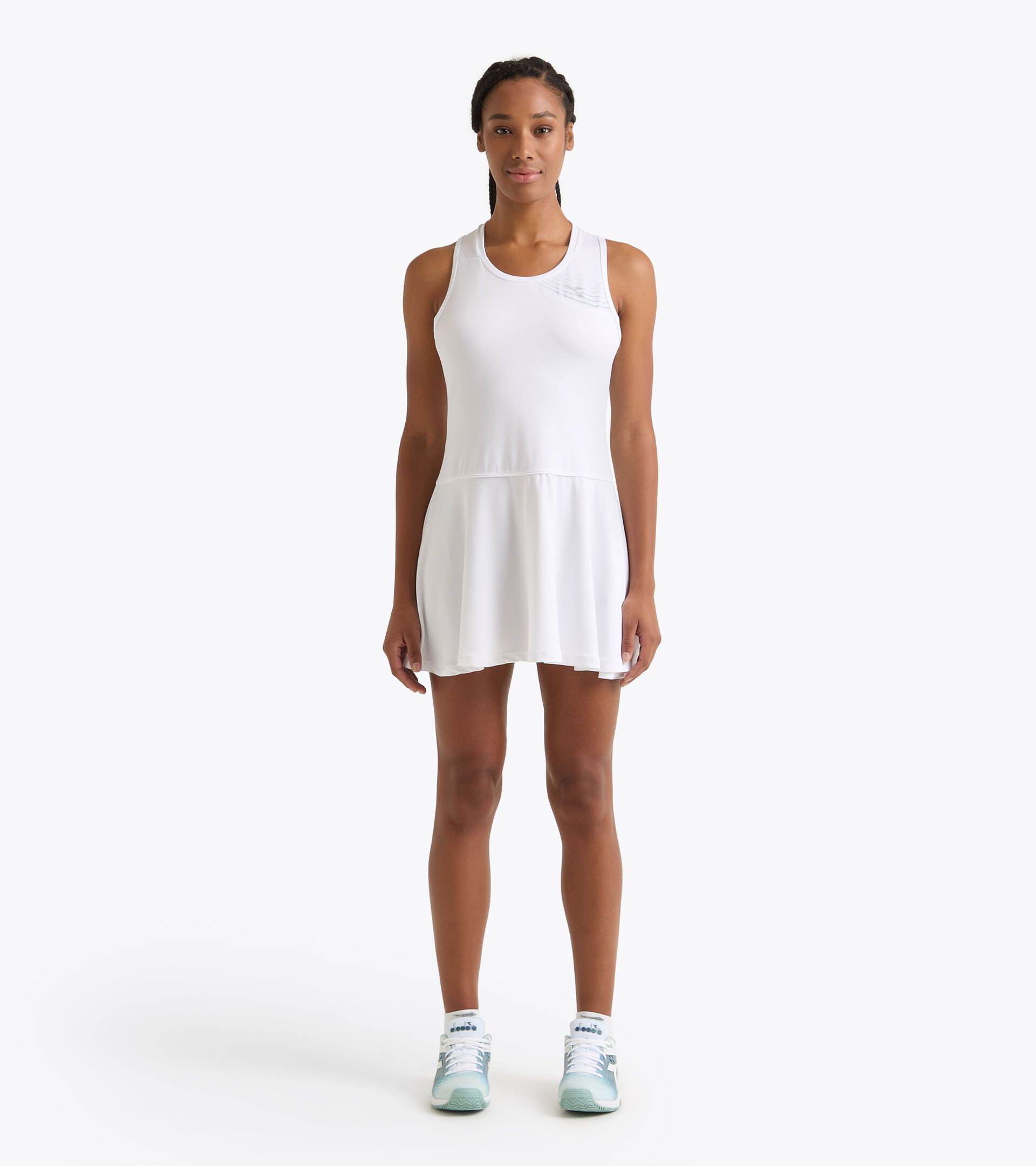 Tennis dress - Women L. DRESS COURT OPTICAL WHITE - Diadora