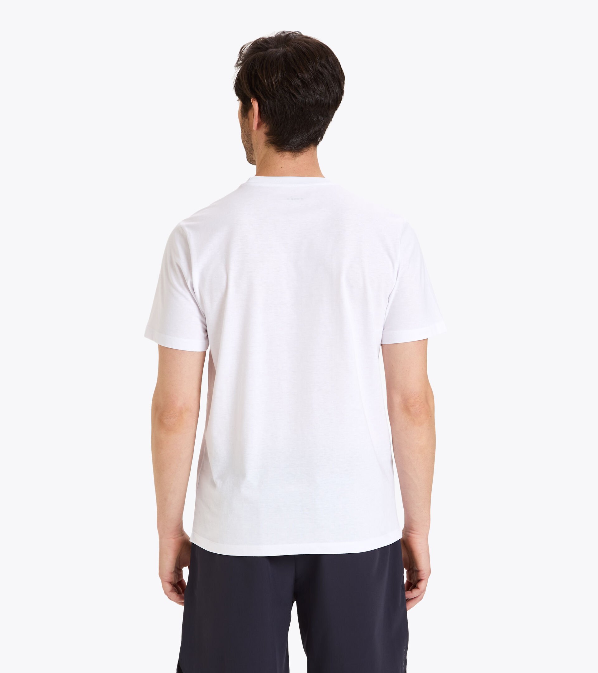 Tennis T-shirt - Men SS T-SHIRT DIADORA CLUB OPTICAL WHITE - Diadora