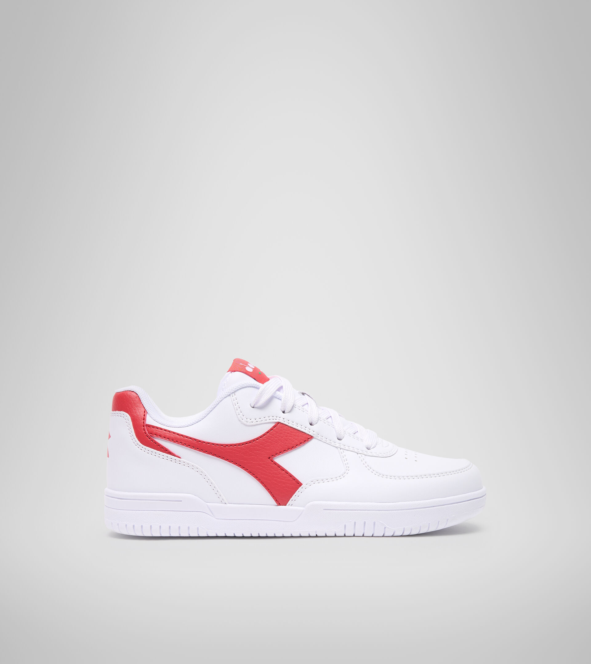 Sports shoes - Youth 8-16 years RAPTOR LOW GS WHITE/AURORA RED - Diadora