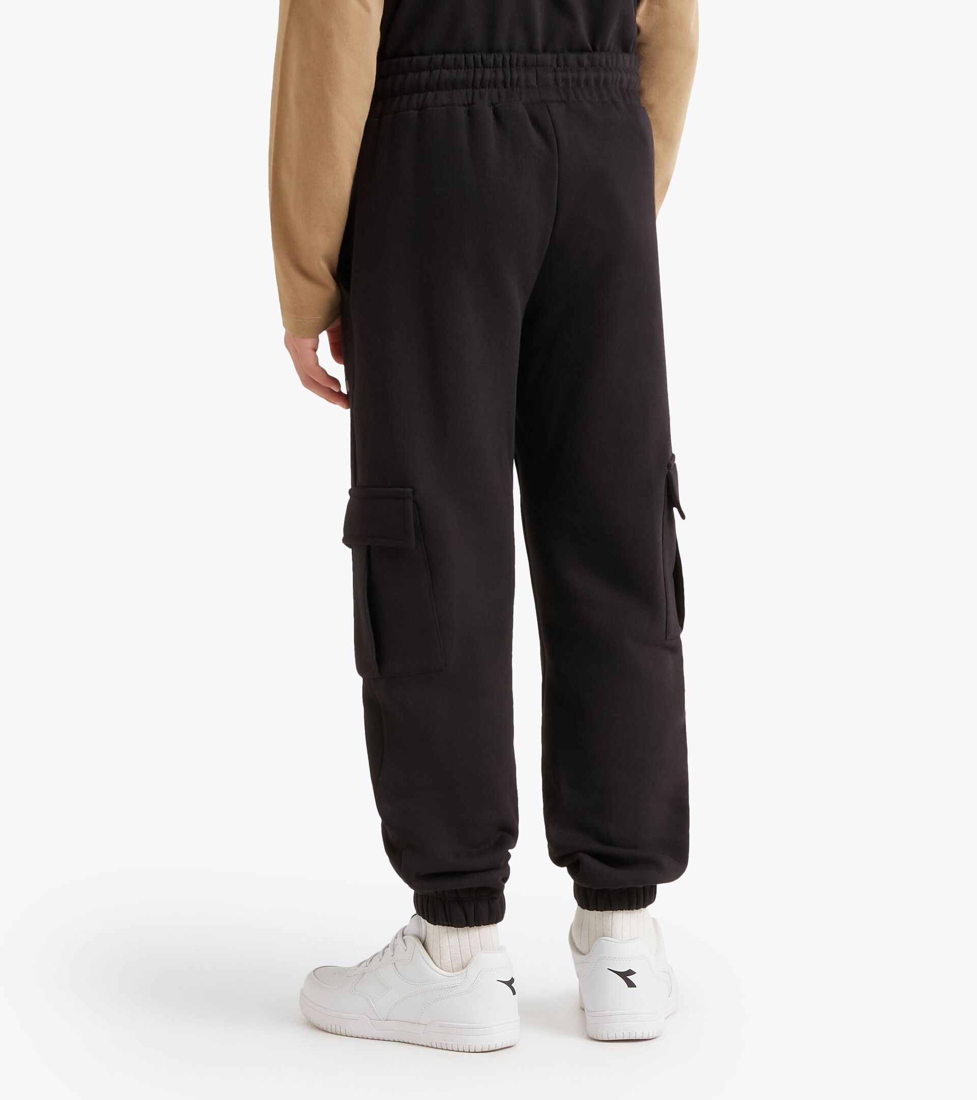 Fleece joggers - Boys JB. JOGGER PANTS FRIENDLY TEAM BLACK - Diadora