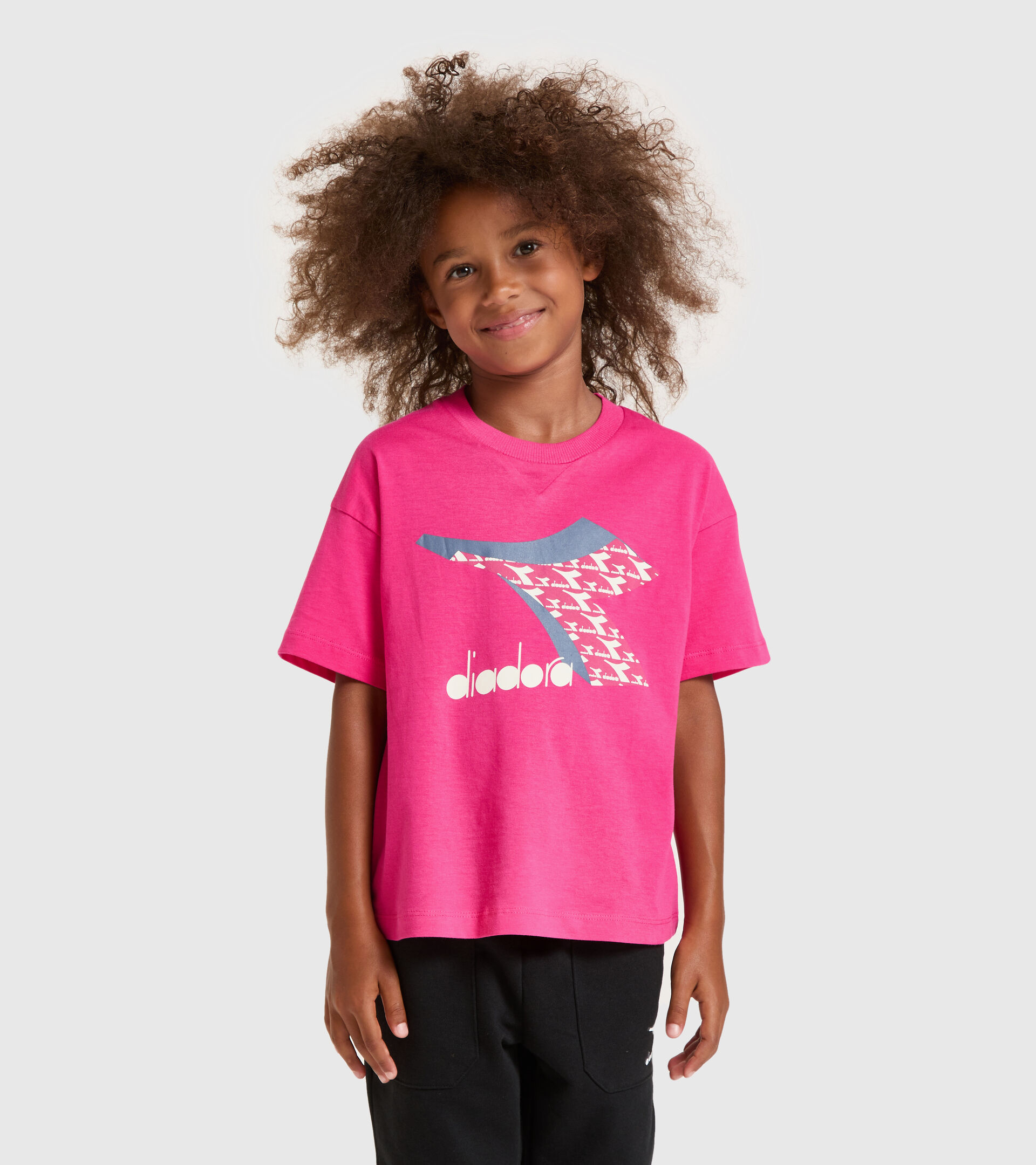 T-shirt - Kids JU.SS T-SHIRT  CUBIC MAGENTA - Diadora