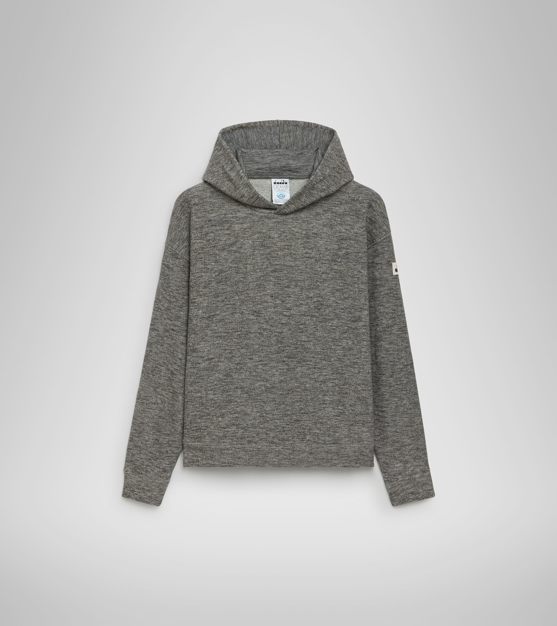 Hooded sweatshirt - Unisex HOODIE MANIFESTO 2030 TURKISH COFFEE MELANGE - Diadora