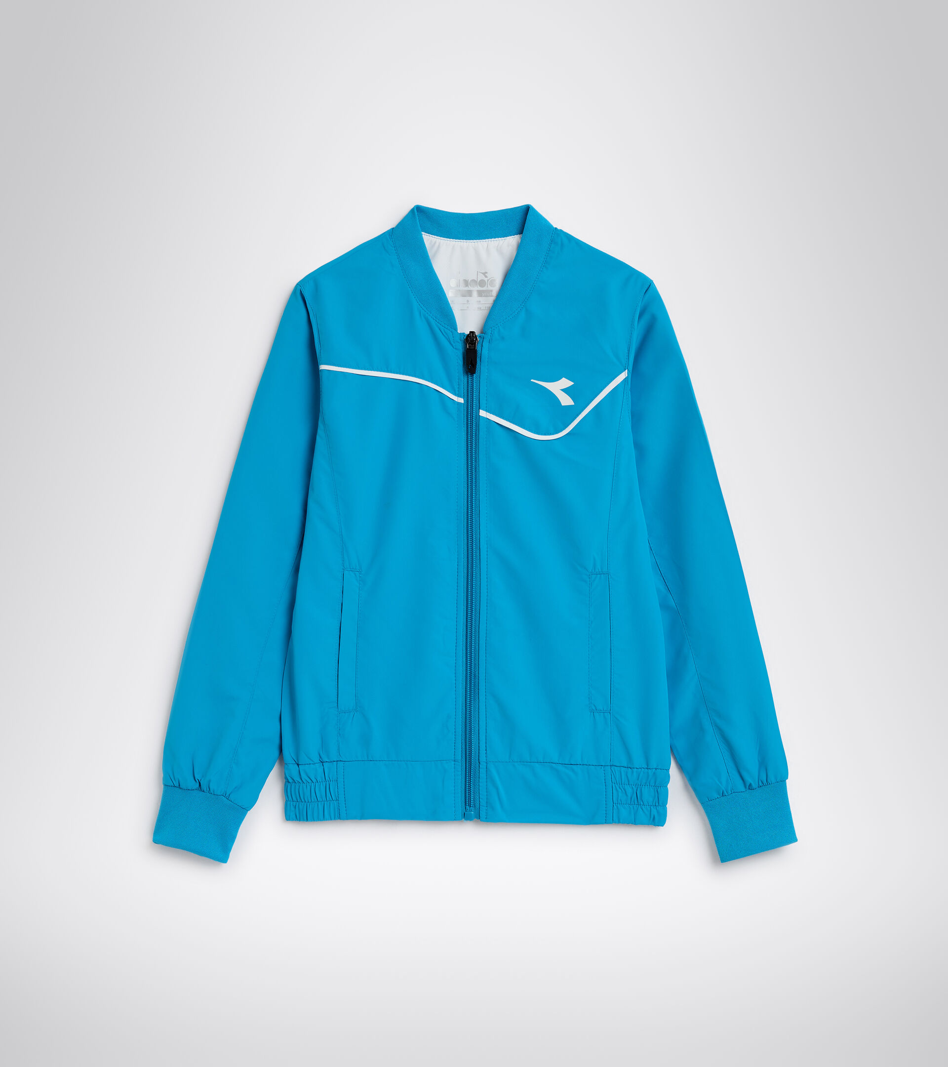 Giacca da tennis - Bambina G. JACKET COURT AZZURRO FLUO - Diadora