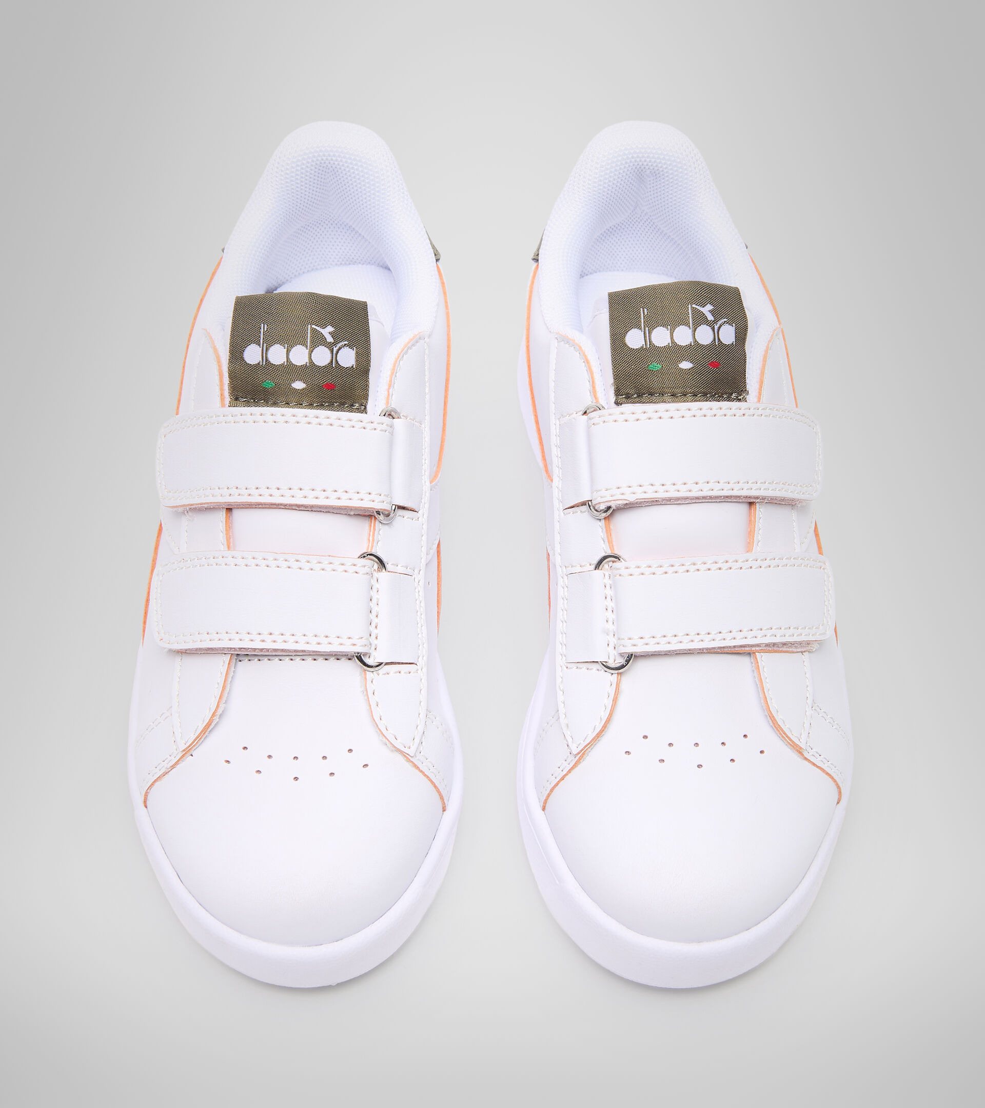 Sports shoes - Kids 4-8 years GAME P SMASH PS WHITE/BEECH - Diadora