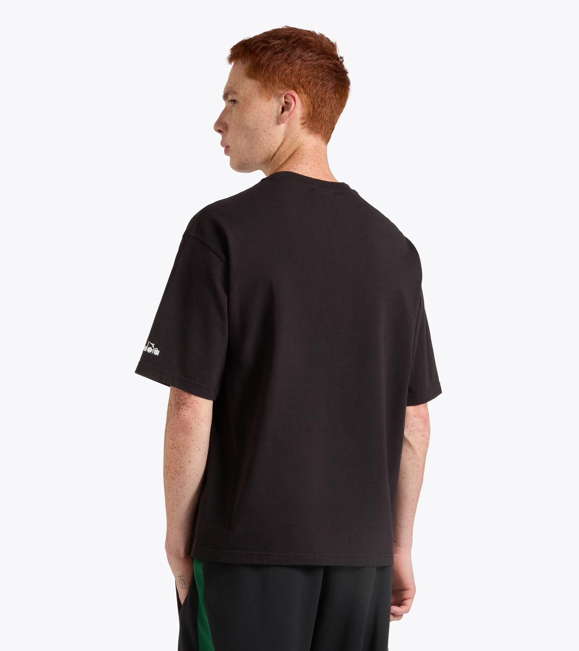 Cotton T-shirt - Made In Italy - All-gender T-SHIRT SS LEGACY I JET BLACK - Diadora