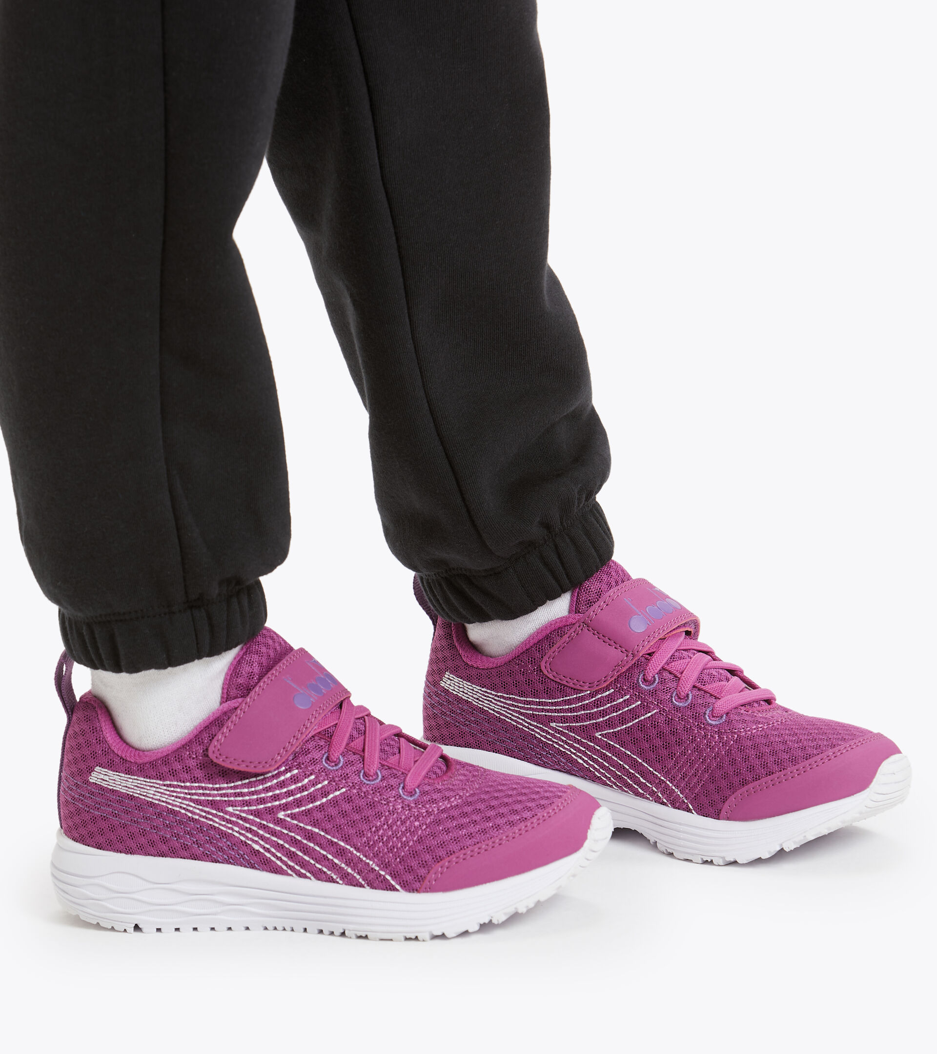 Running shoe - Kids FLAMINGO 6 JR VIVID VIOLA/WHITE - Diadora