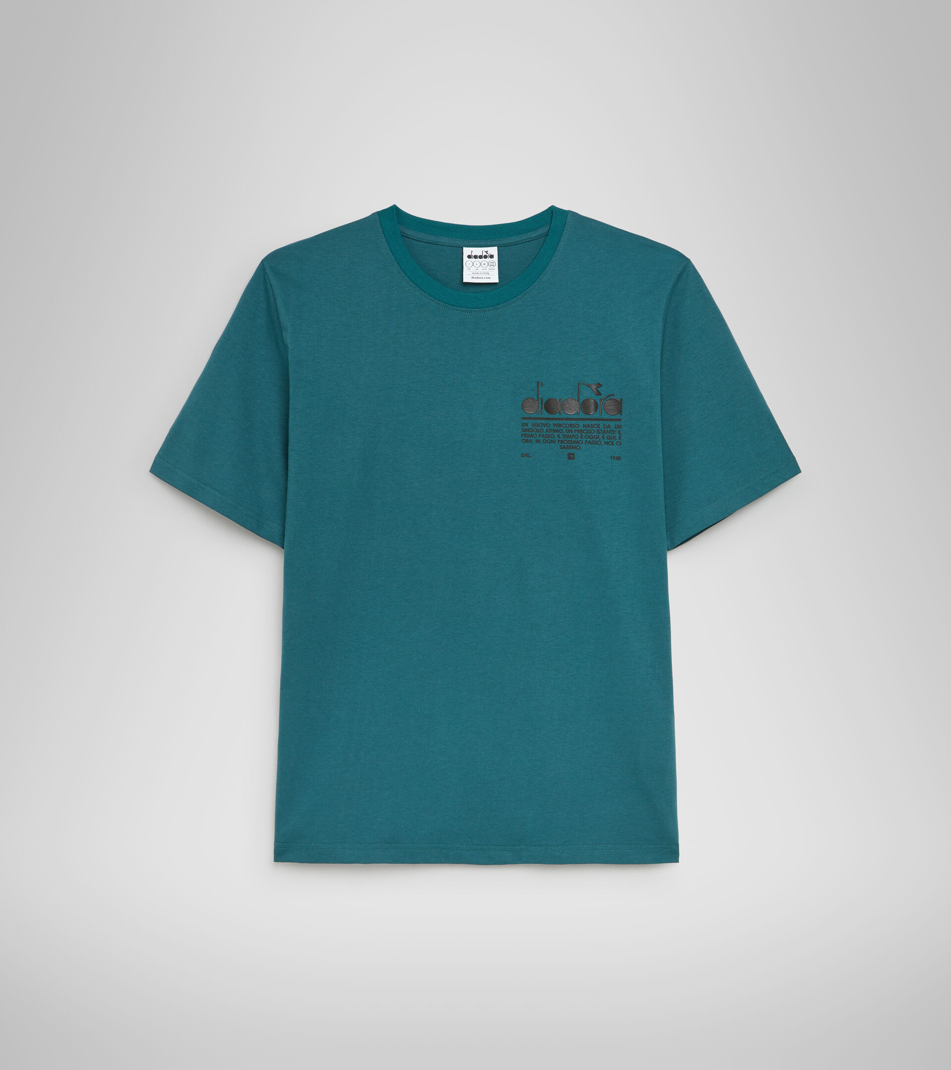 Cotton T-shirt - Unisex T-SHIRT SS MANIFESTO BLUE PACIFIC - Diadora