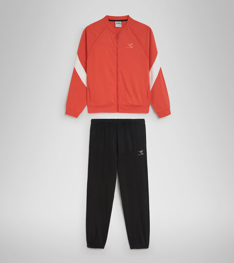 L.TRACKSUIT FZ CORE, HOT CORAL Cotton sports tracksuit - Women L.TRACKSUIT FZ CORE HOT CORAL - Diadora