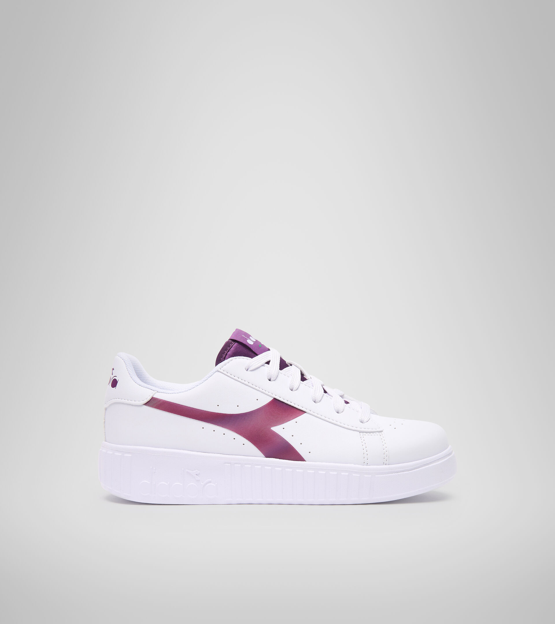 Sports shoes - Junior 8-16 years GAME STEP KALEIDO GS WHITE/DAHLIA MAUVE - Diadora