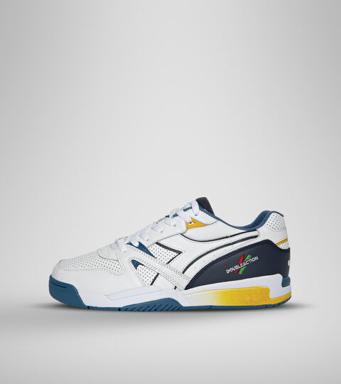 DURATECH ELITE, WHITE/BLUE SAPPHIRE Double Action Technology shoe - Unisex DURATECH ELITE WHITE/BLUE SAPPHIRE - Diadora