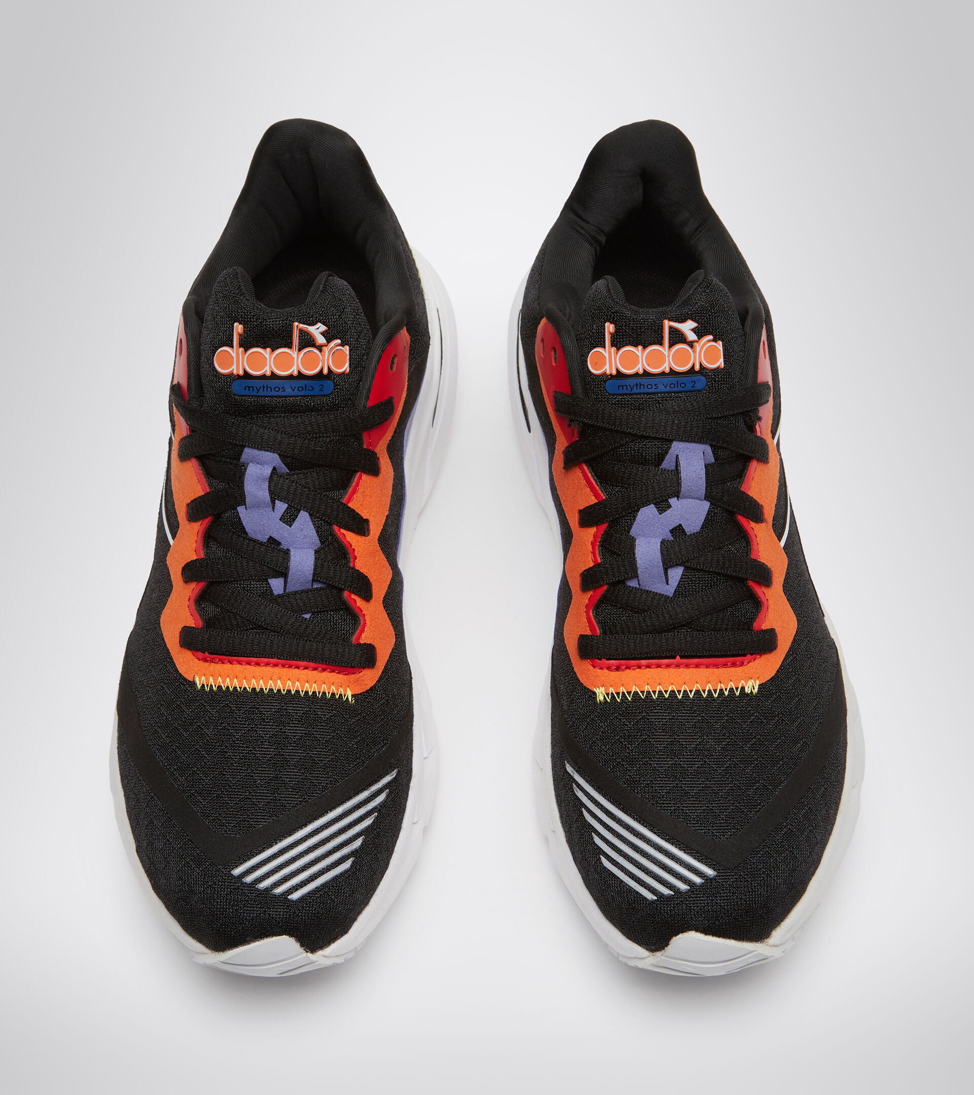 Laufschuh - Damen MYTHOS BLUSHIELD VOLO 2 W SCHWZ/WSS/ORANGE ZINNOBERROT - Diadora