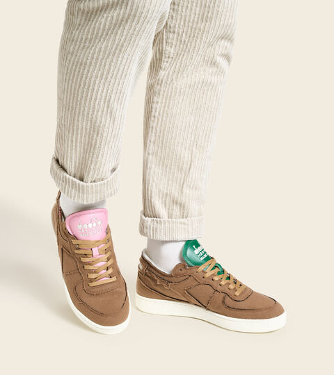 MI BASKET ROW CUT ITA VALDILANA, TOASTED COCONUT Made in Italy Heritage Shoe - Unisex MI BASKET ROW CUT ITA VALDILANA TOASTED COCONUT - Diadora