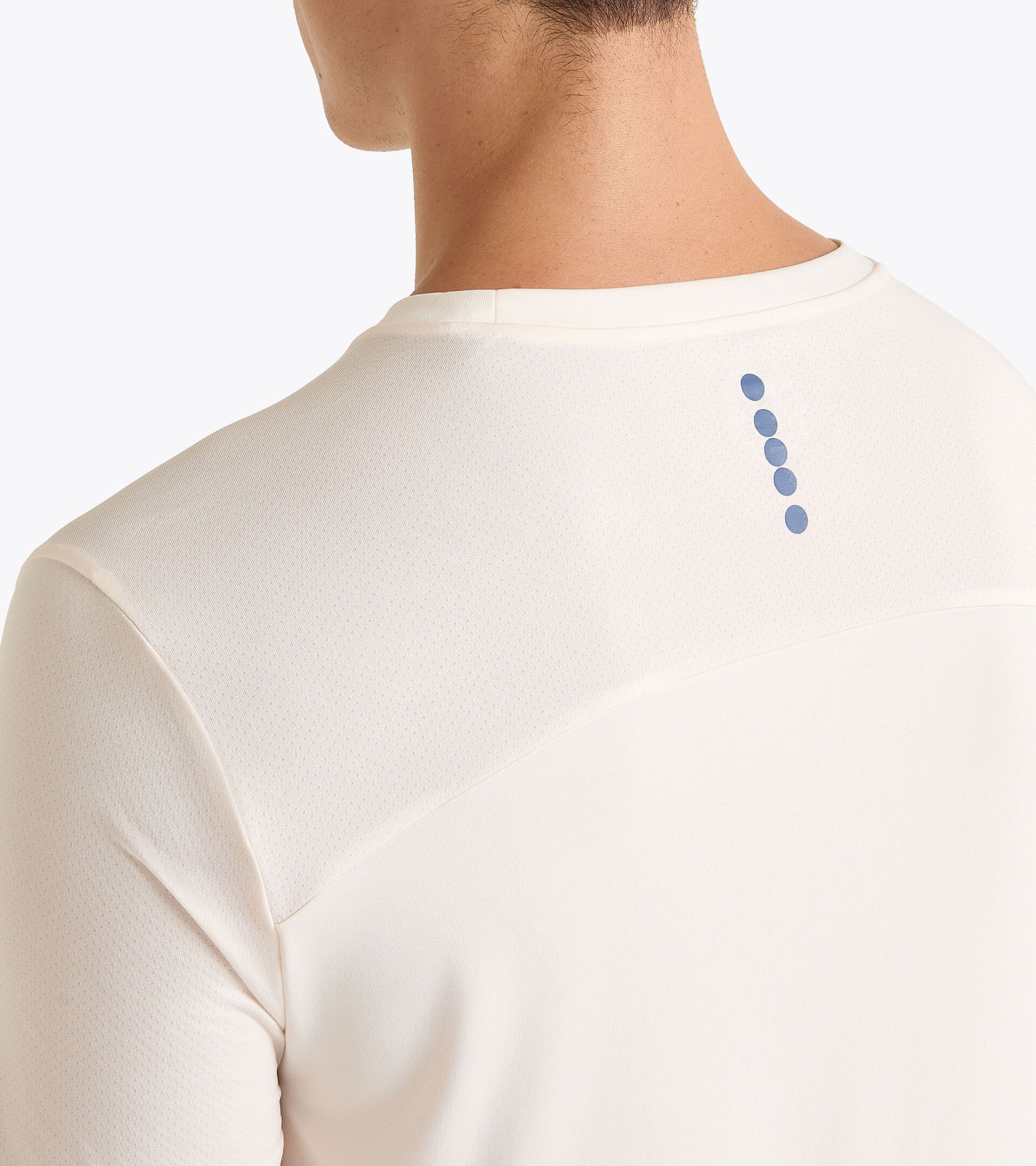 Tennis t-shirt - Men’s SS T-SHIRT TENNIS WHISPER WHITE - Diadora