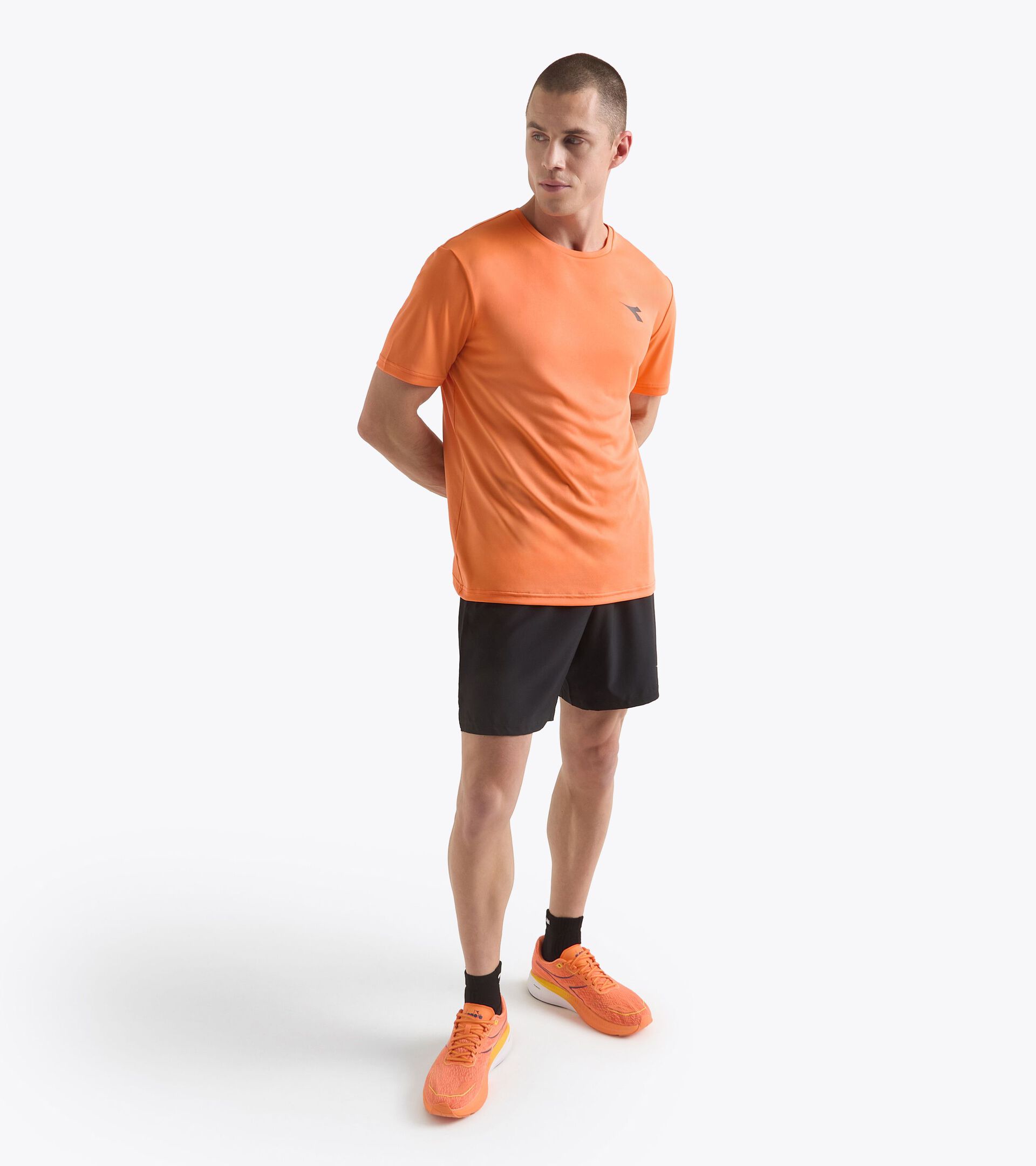 7’’ running shorts - Light fabric - Men’s SHORTS RUN 7 BLACK - Diadora
