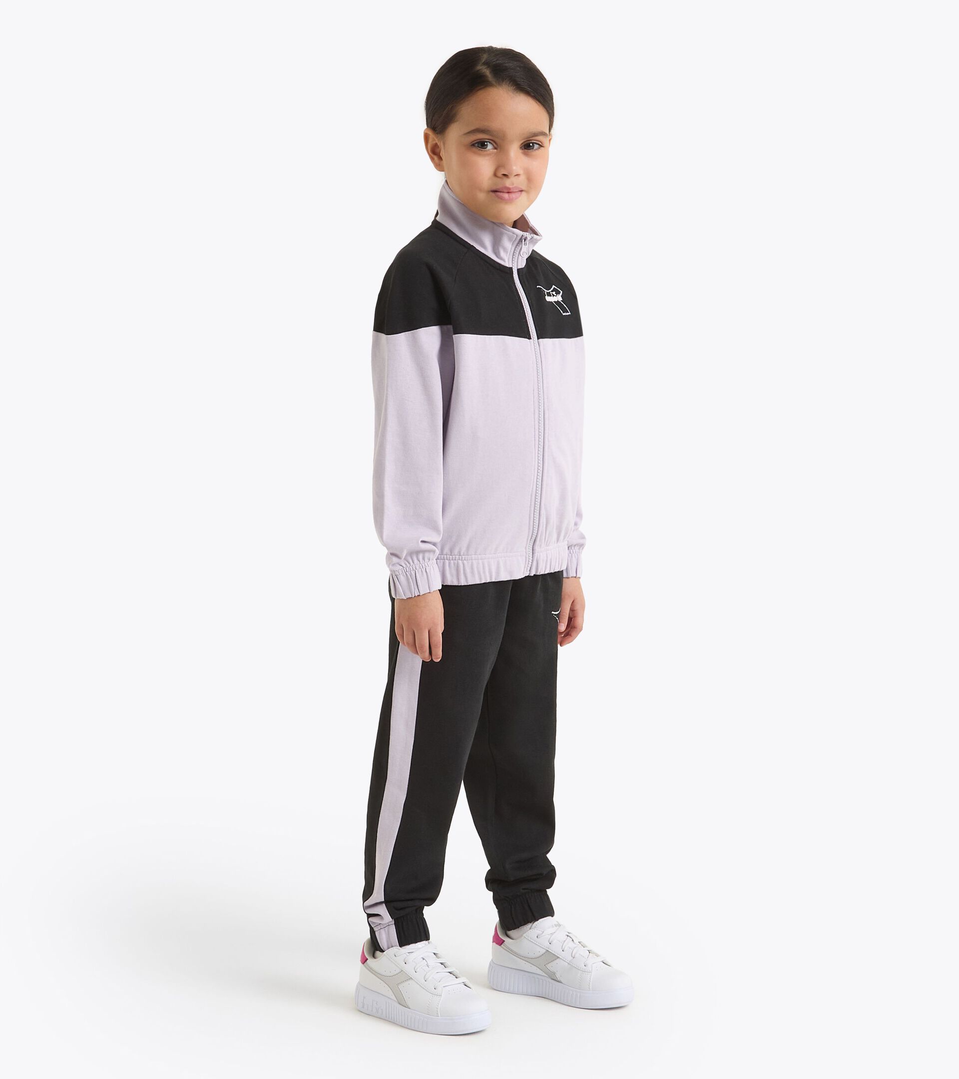 Sports tracksuit - All-gender JU. TRACKSUIT FZ ESS. SPORTS  (HJ) THISTLE - Diadora