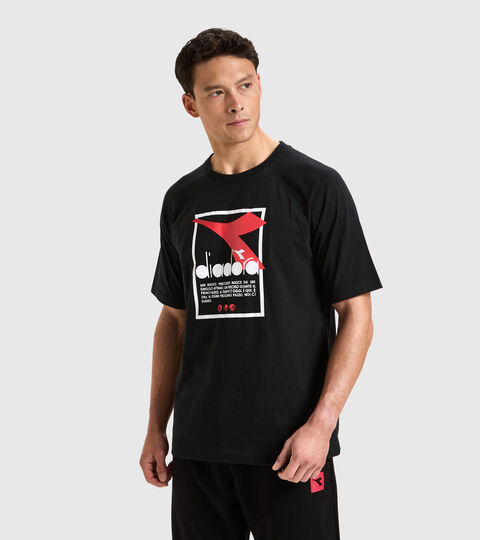 T-Shirt aus Baumwollmischgewebe - Herren T-SHIRT SS  URBANITY SCHWARZ - Diadora
