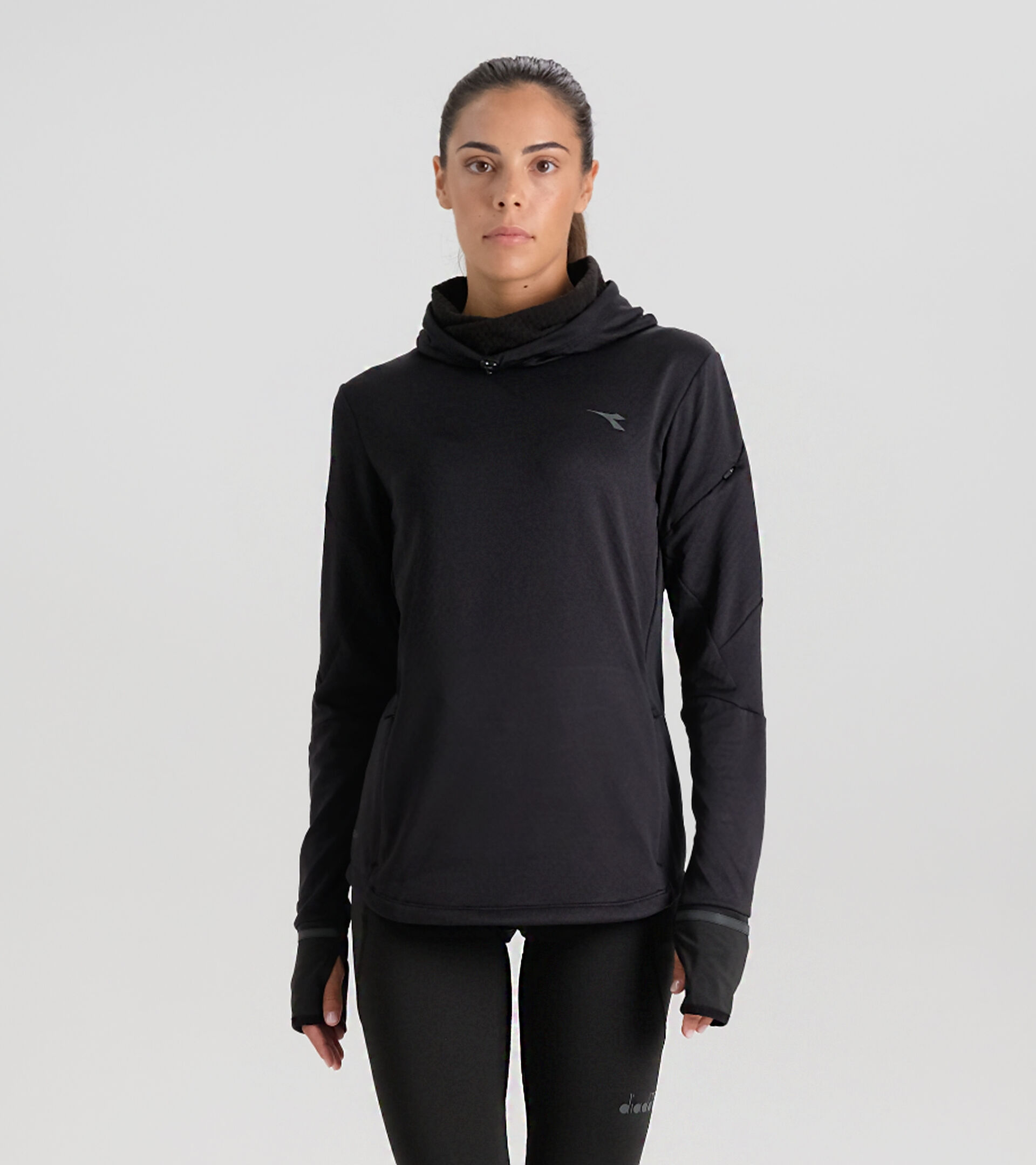 Thermo-Trikot - Damen L. WARM UP WINTER PROTECTION SCHWARZ - Diadora