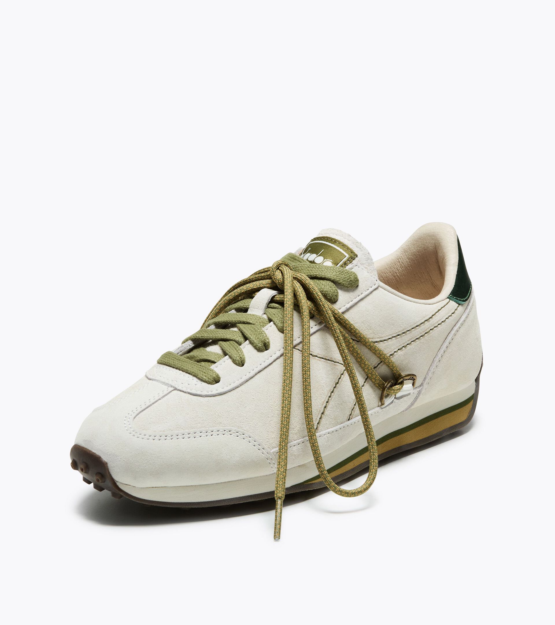 Leather Sneaker - Low-Profile - All-gender RALLY FLOW WN PRISTINE WHITE - Diadora