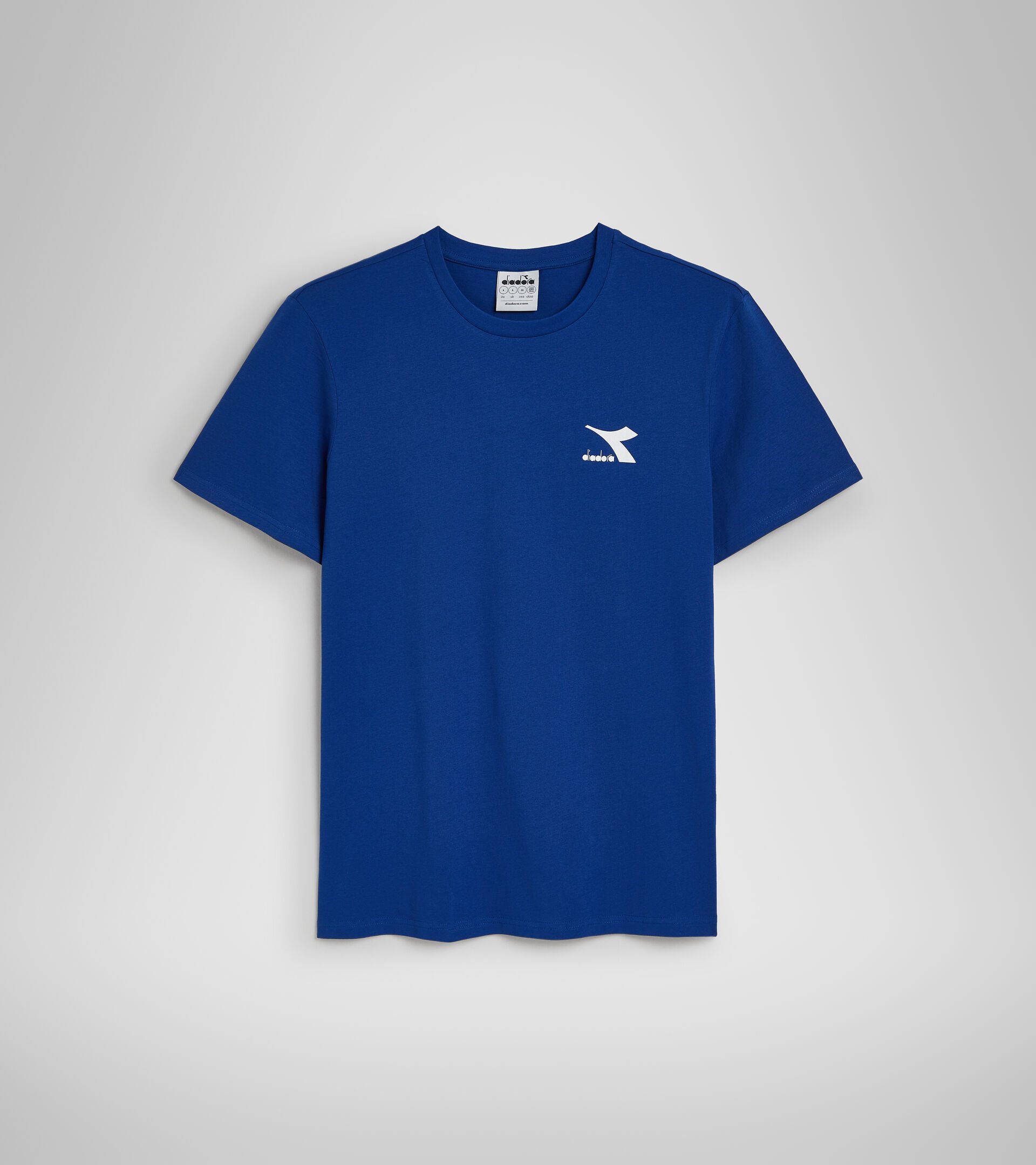 Camiseta de algodón - Hombre T-SHIRT SS CORE AZUL AUTENTICO - Diadora