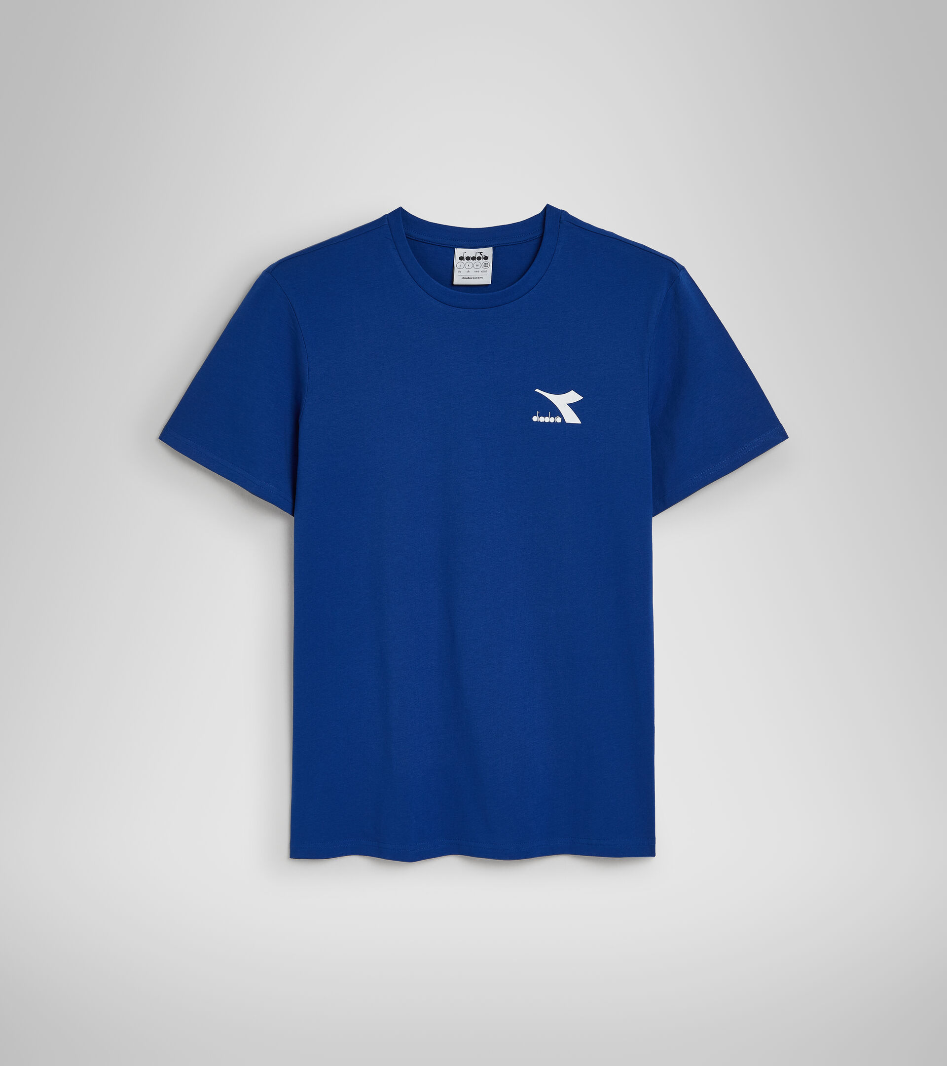 Cotton T-shirt - Men T-SHIRT SS CORE TRUE BLUE - Diadora