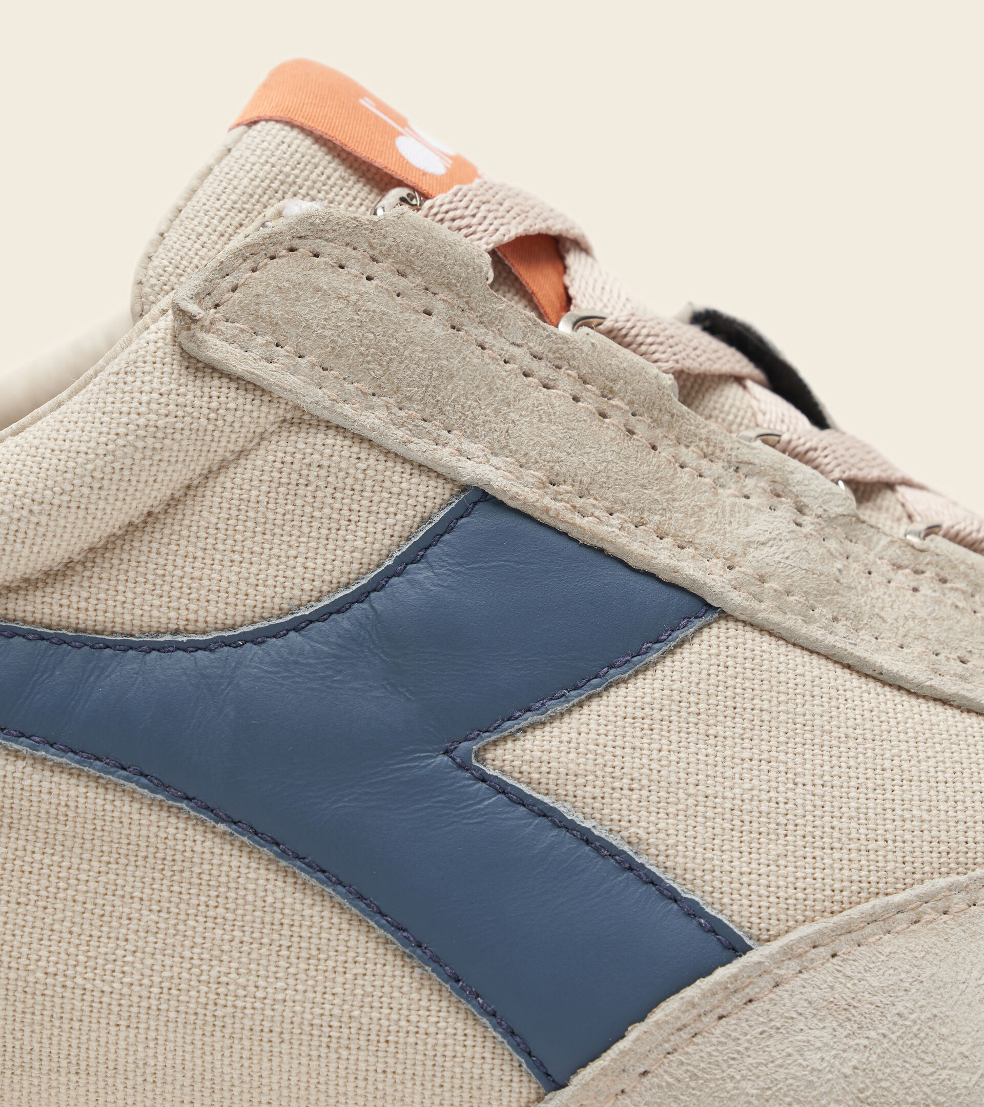 Heritage shoe - Unisex EQUIPE H CANVAS STONE WASH BEIGE BLEACHED - Diadora