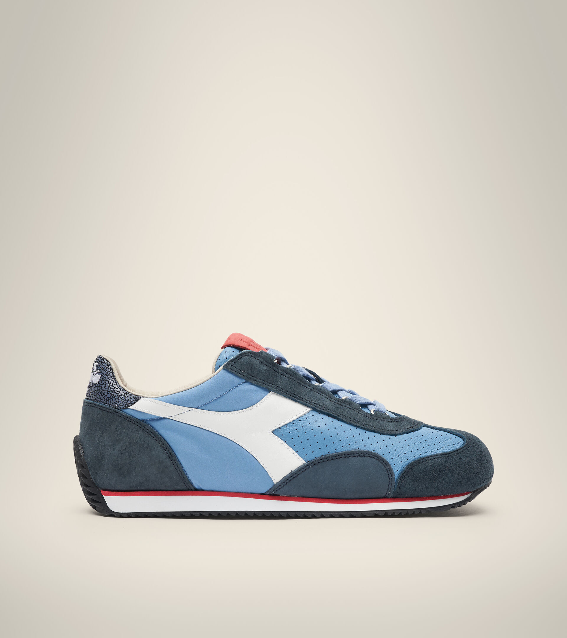 Made in Italy Heritage Shoe - Men EQUIPE ITALIA SKY-BLUE LAGOON - Diadora