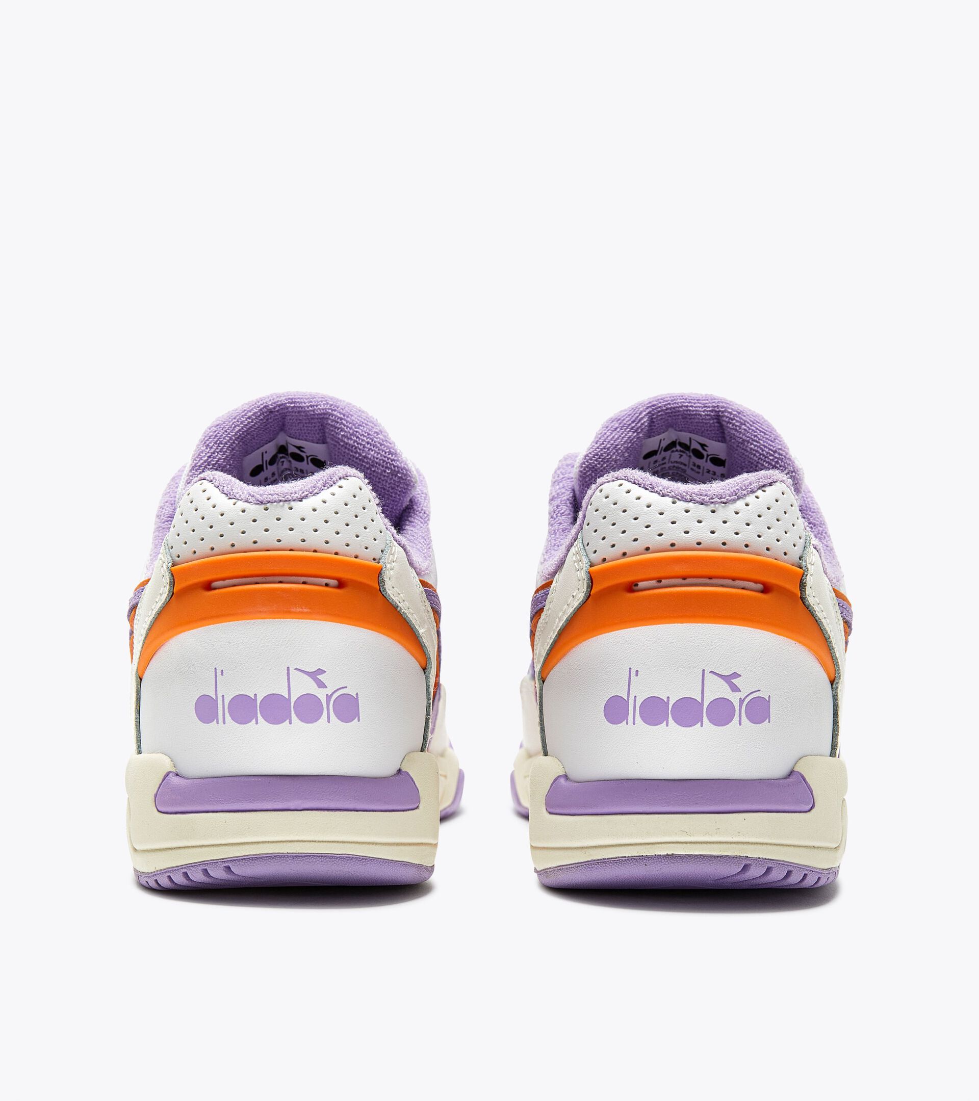 Sporty sneakers - Gender neutral WINNER WHITE/PURPLE ROSE - Diadora