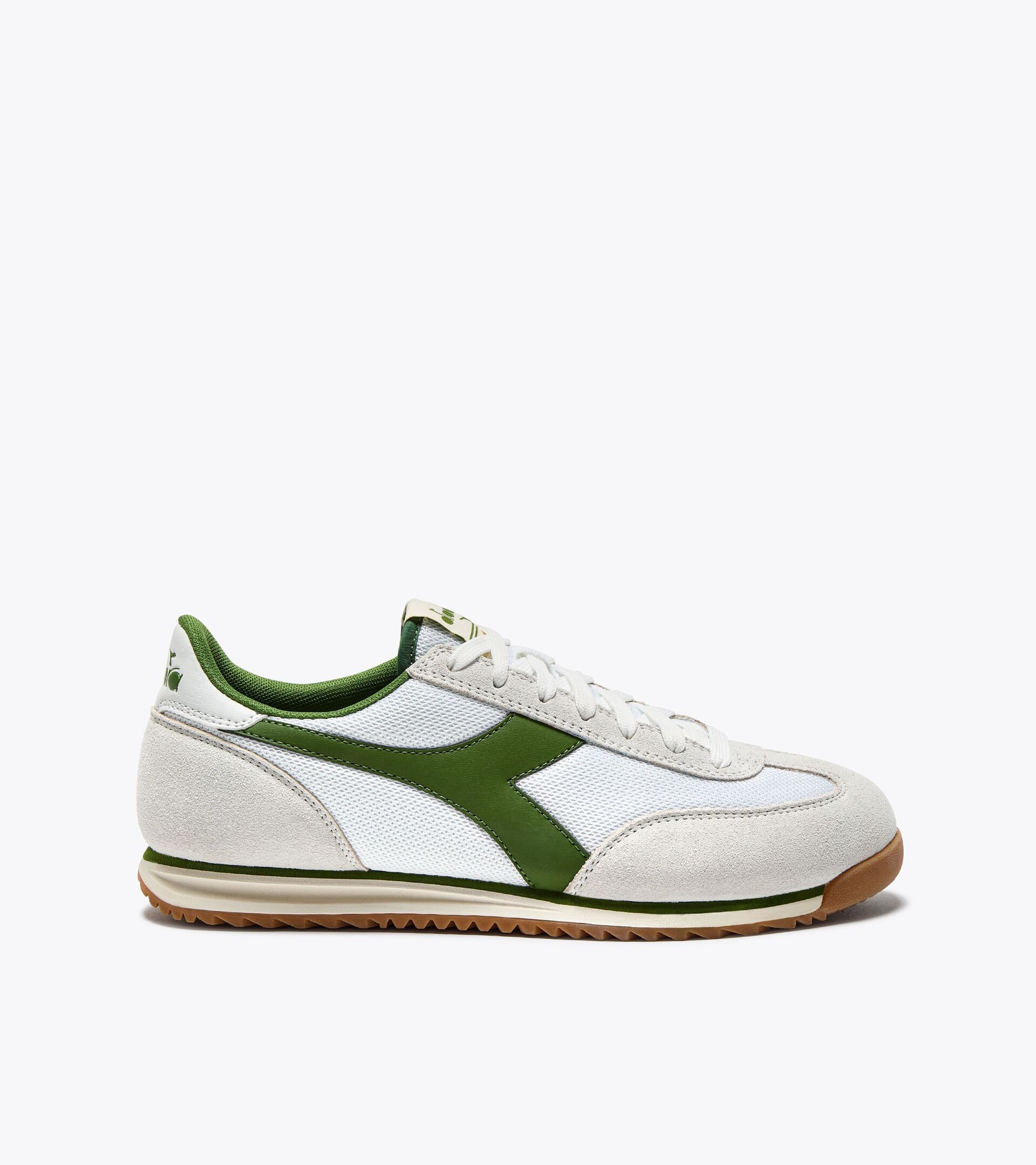 Low-profile suede sneaker - All-gender CROSS WHITE/BANANA PALM - Diadora