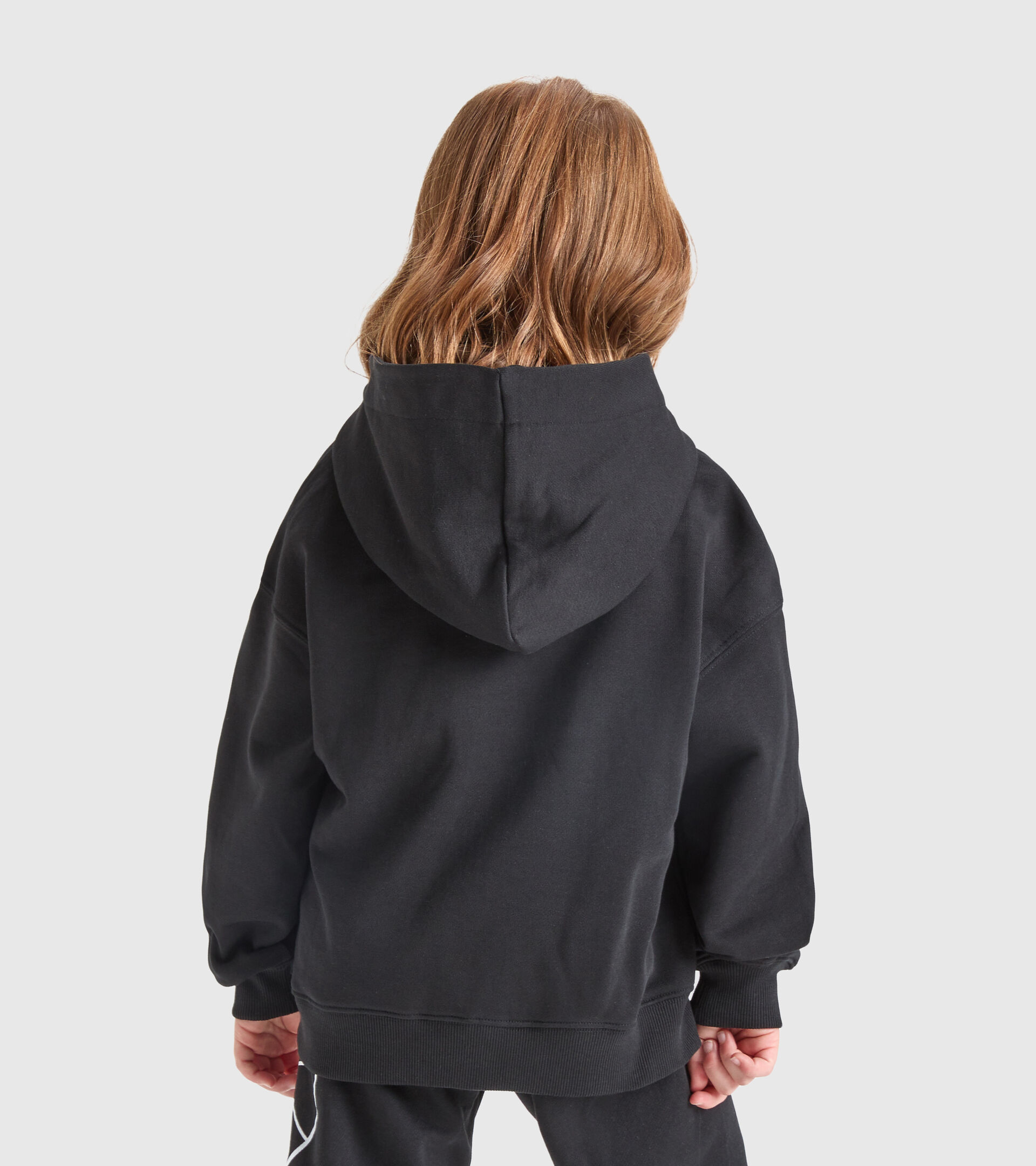 Hooded sweatshirt - Kids JU.HOODIE WB BLACK - Diadora
