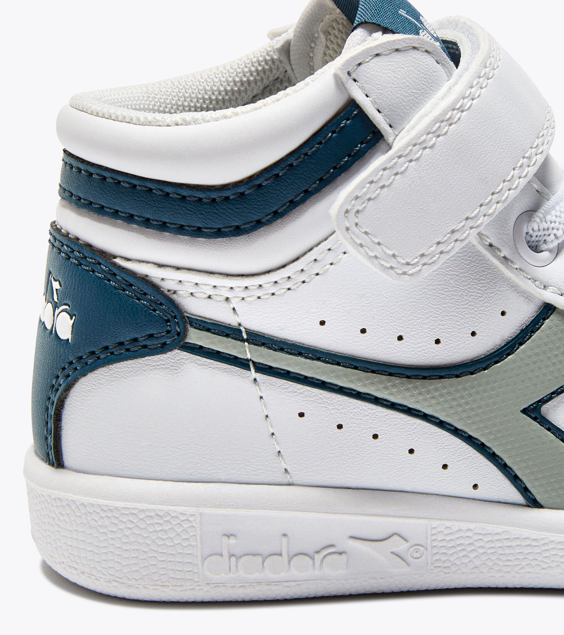 Sports shoes - Toddlers 1-4 years GAME P HIGH TD WHITE /BELGIAN BLOCK - Diadora