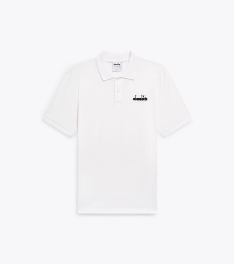 Polo deportivo - Made in Italy - Gender neutral POLO SS LOGO BLANCO VIVO - Diadora