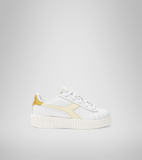 Sportschuh - Kinder 4-8 Jahren GAME STEP PS WEISS/GOLD BRAUN - Diadora