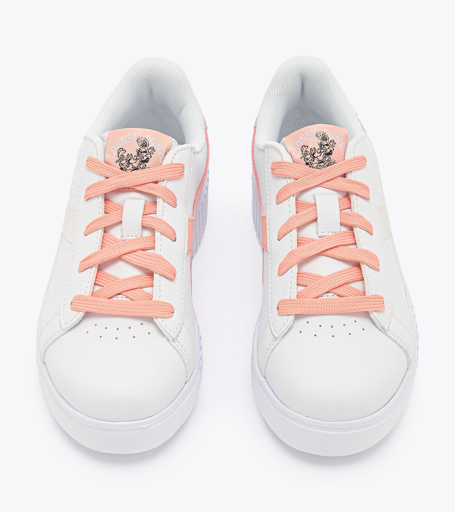 Sports shoes - Kids 4-8 years GAME STEP TWEETY PS WHITE/PEACH MELBA - Diadora