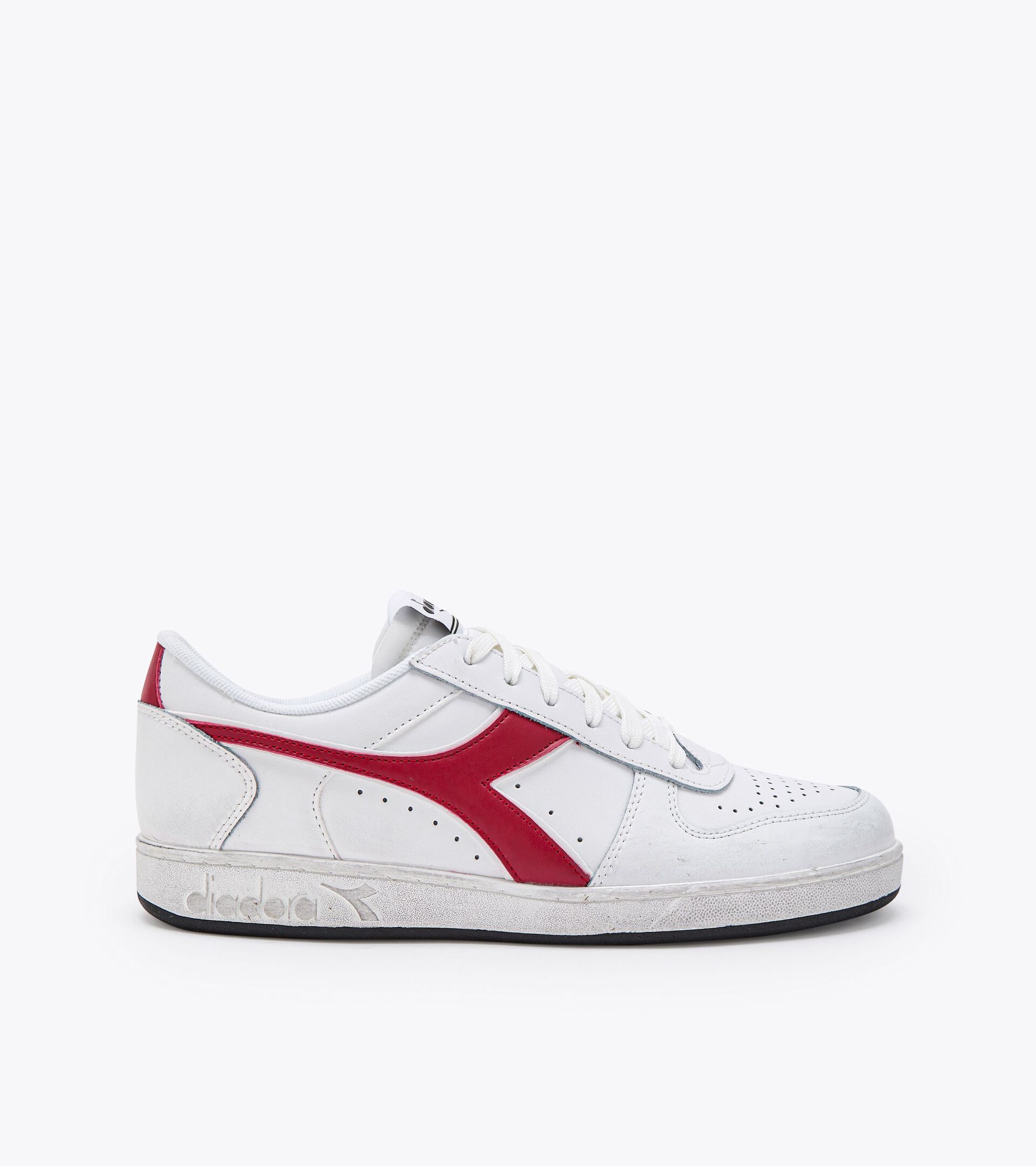 Chaussures de sport - Unisexe MAGIC BASKET LOW ICONA BIANCO/PEPERONCINO ROSSO - Diadora