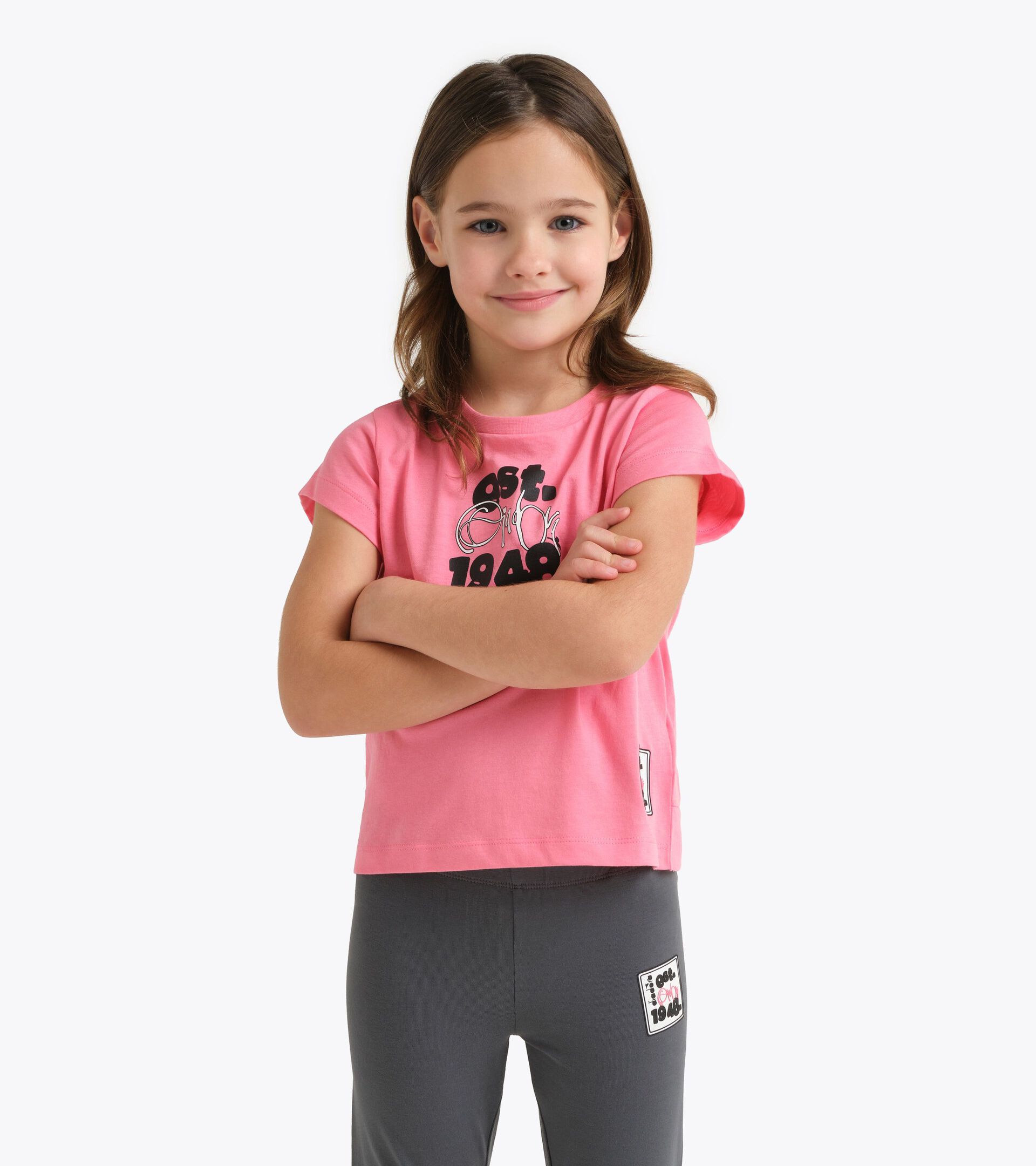 T-shirt - Girls
 JG. T-SHIRT SS ESS. SPORTS PINK LEMONADE - Diadora